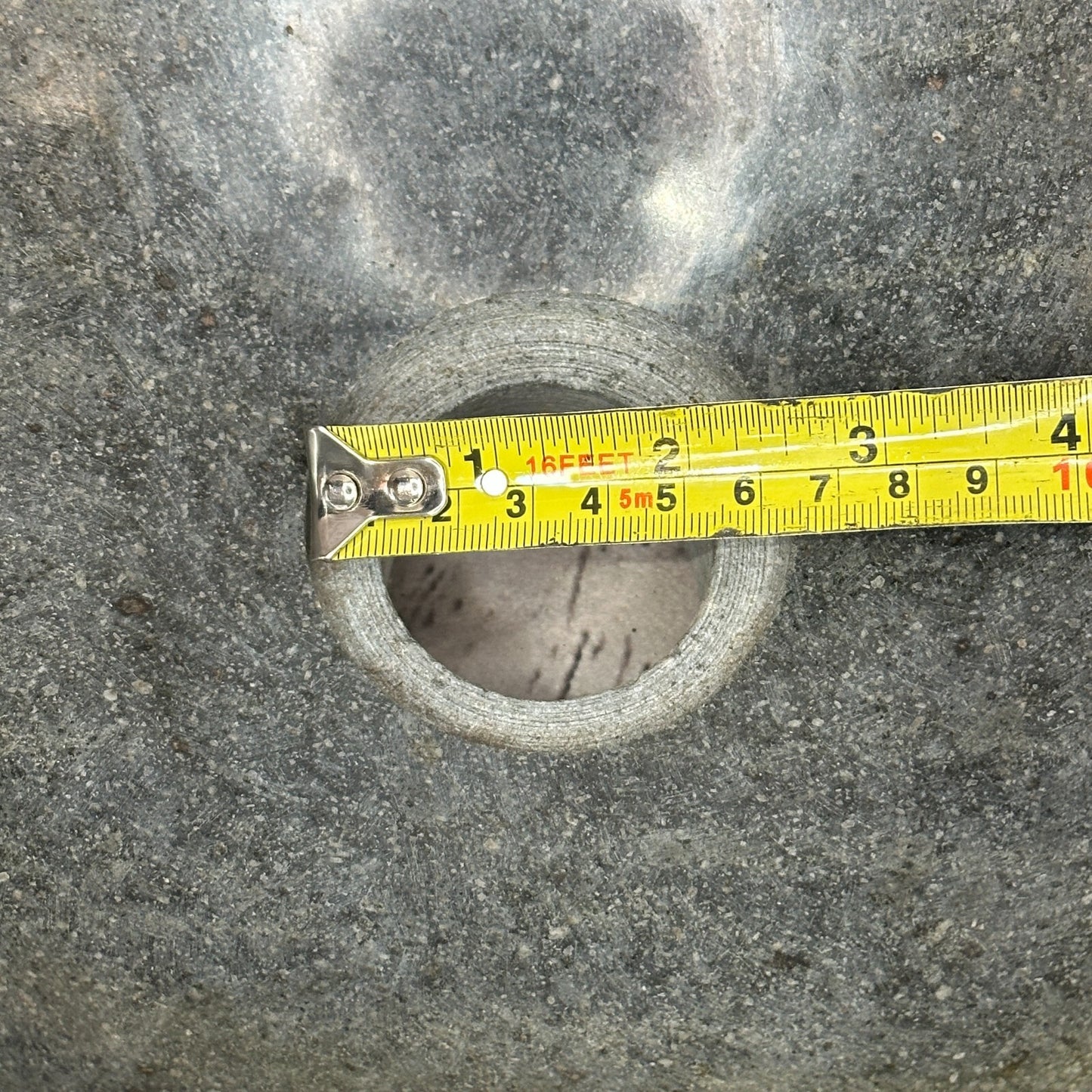 27cm x 24cm River Stone Sink Basin Bowl Natural for Bathroom Washroom Oval No 21