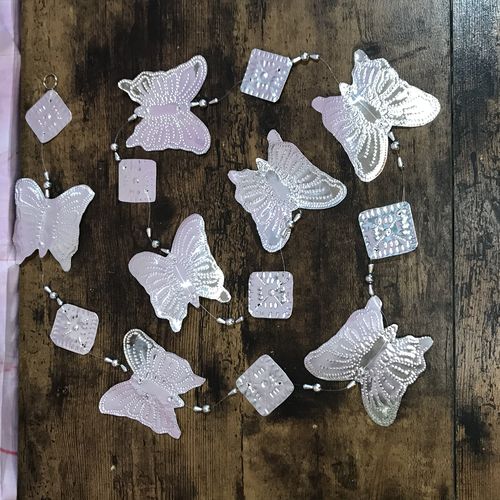 Aluminium Stamped Butterfly String Wall & Door Hanging