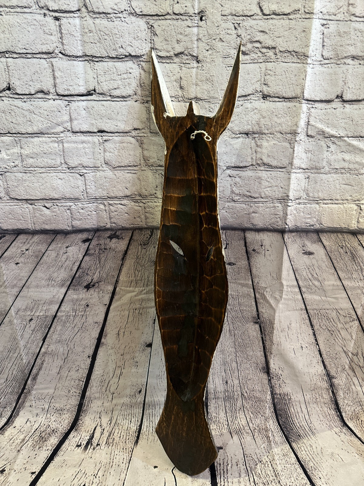 80cm Zebra Brown Hand Carved Fair Trade Wooden Animal Wall Art Wall Hang Mask5