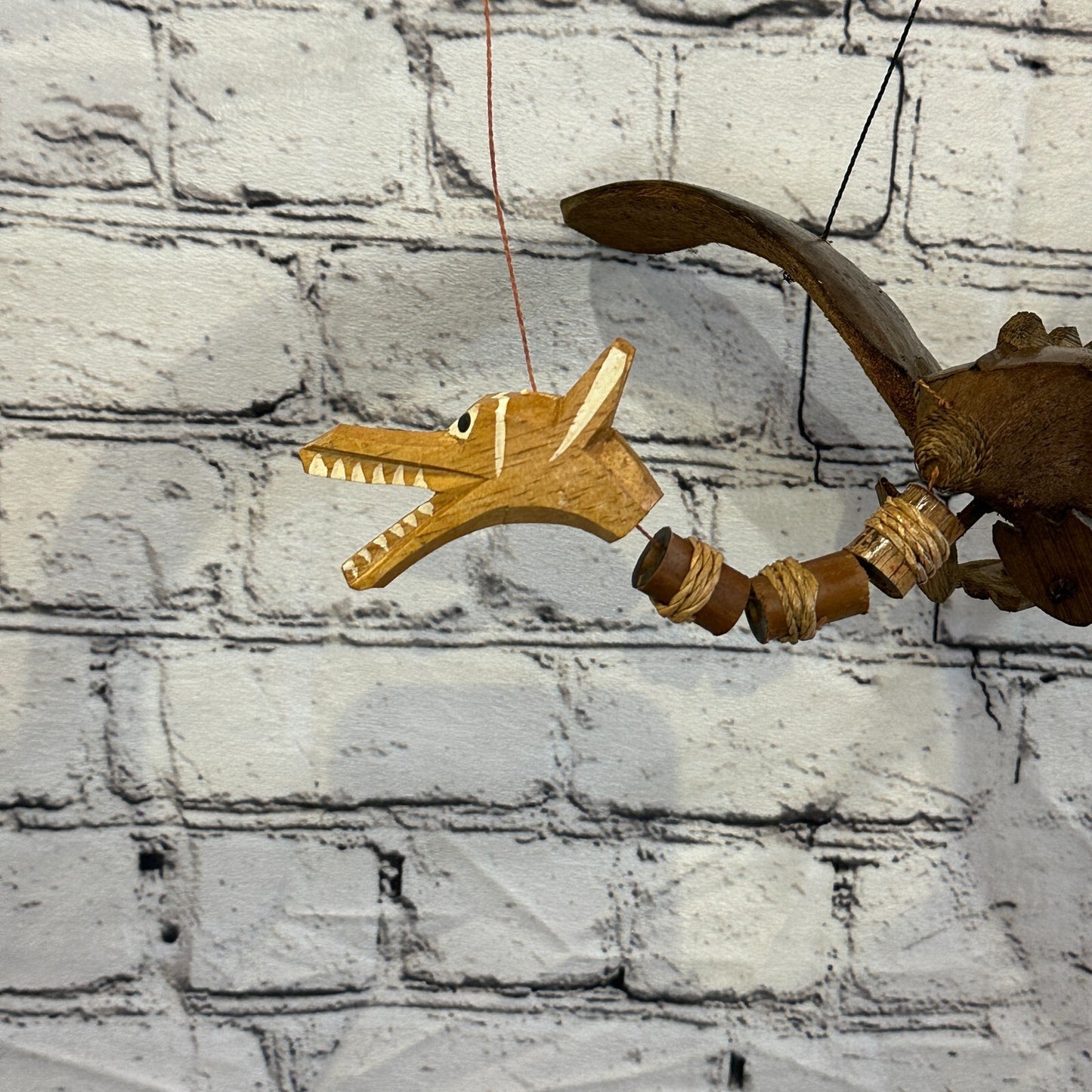 Plain Dragon Bamboo Windchime 40cm Garden Gift Summer Handmade Chimes5