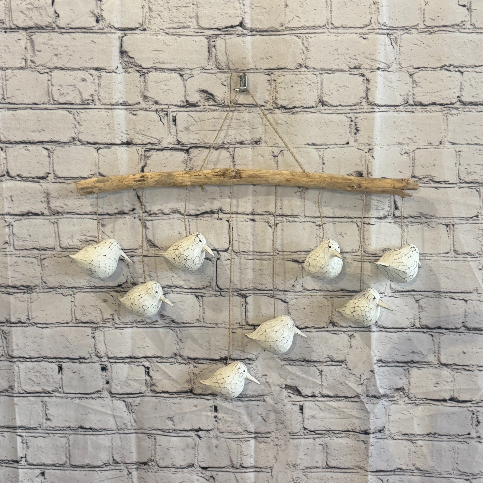 50cm x 30cm White Seagull Bird Drift Wood Coastal Ocean Bathroom Decoration2