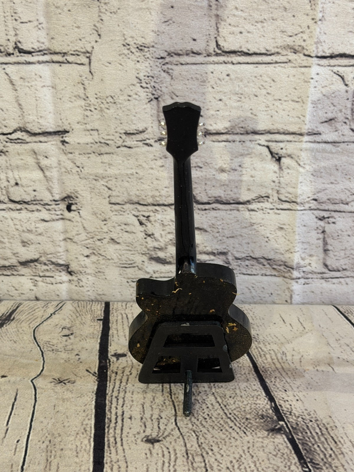 Miniature 25cm Guitar on Stand Band Gift Display Design 84
