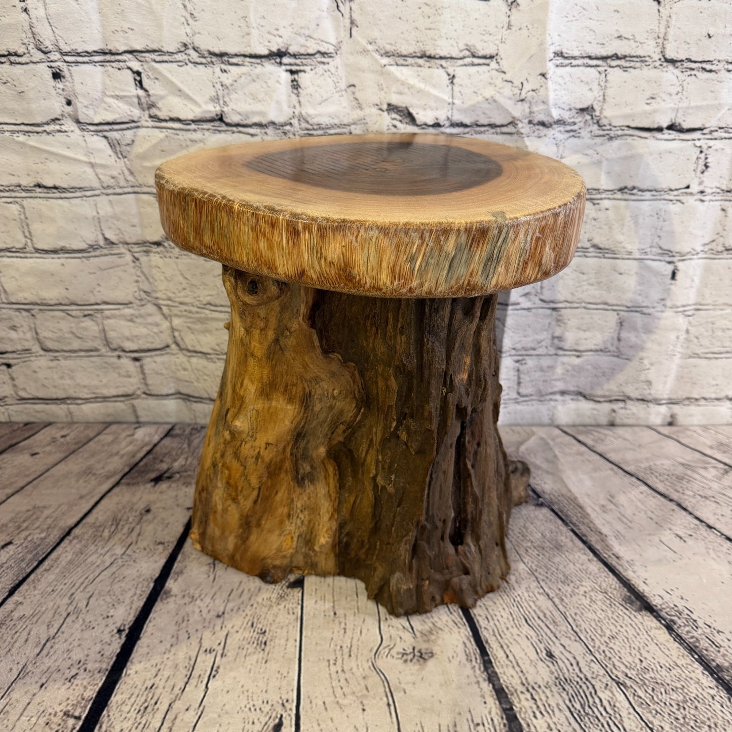 30cm x 25cm Wooden Coffee Root Sculpture Garden Teak Root Ornament Carved No 22