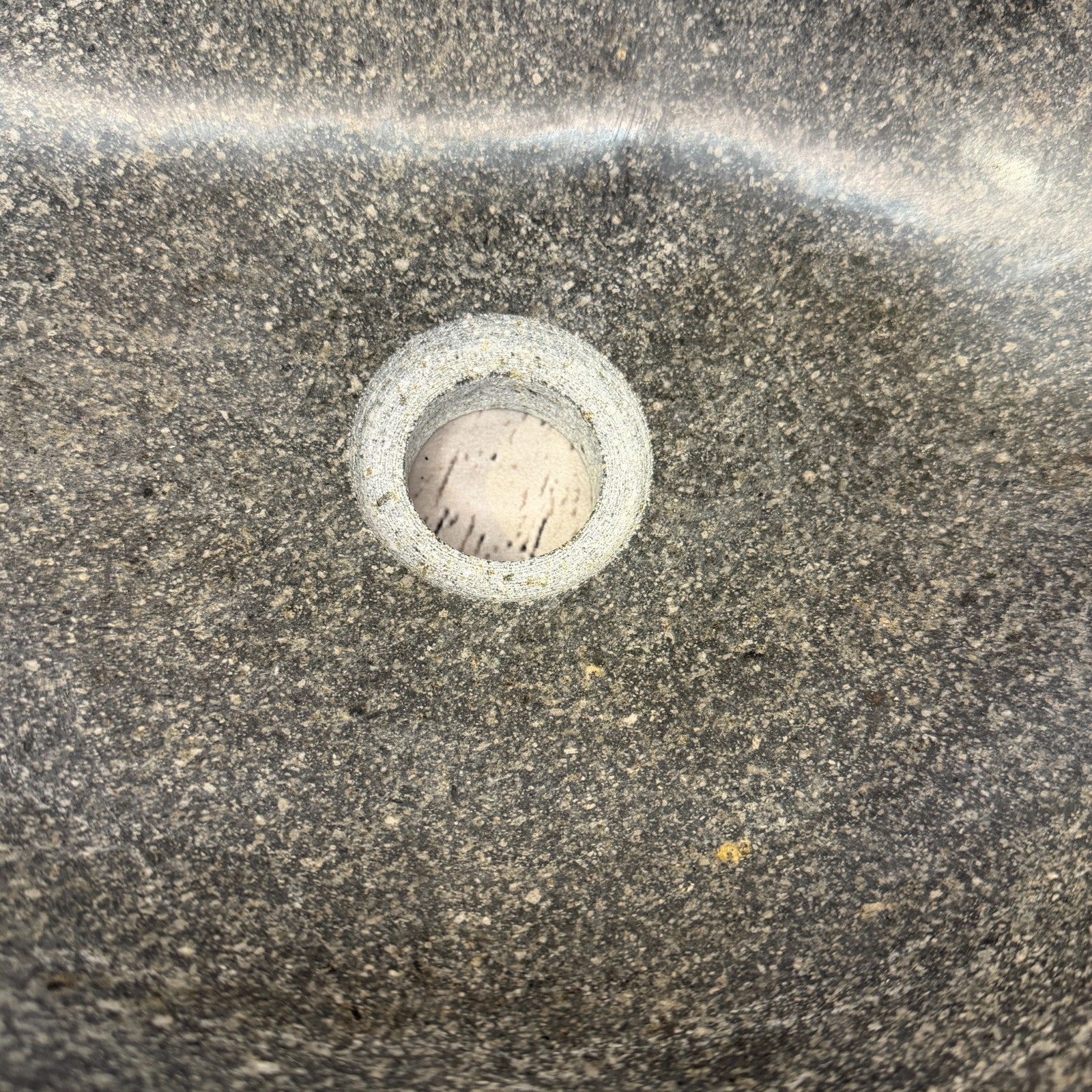 41cm x 30cm Wash Basin Bathroom Counter Top Washing River Stone Bowl Sink No 109