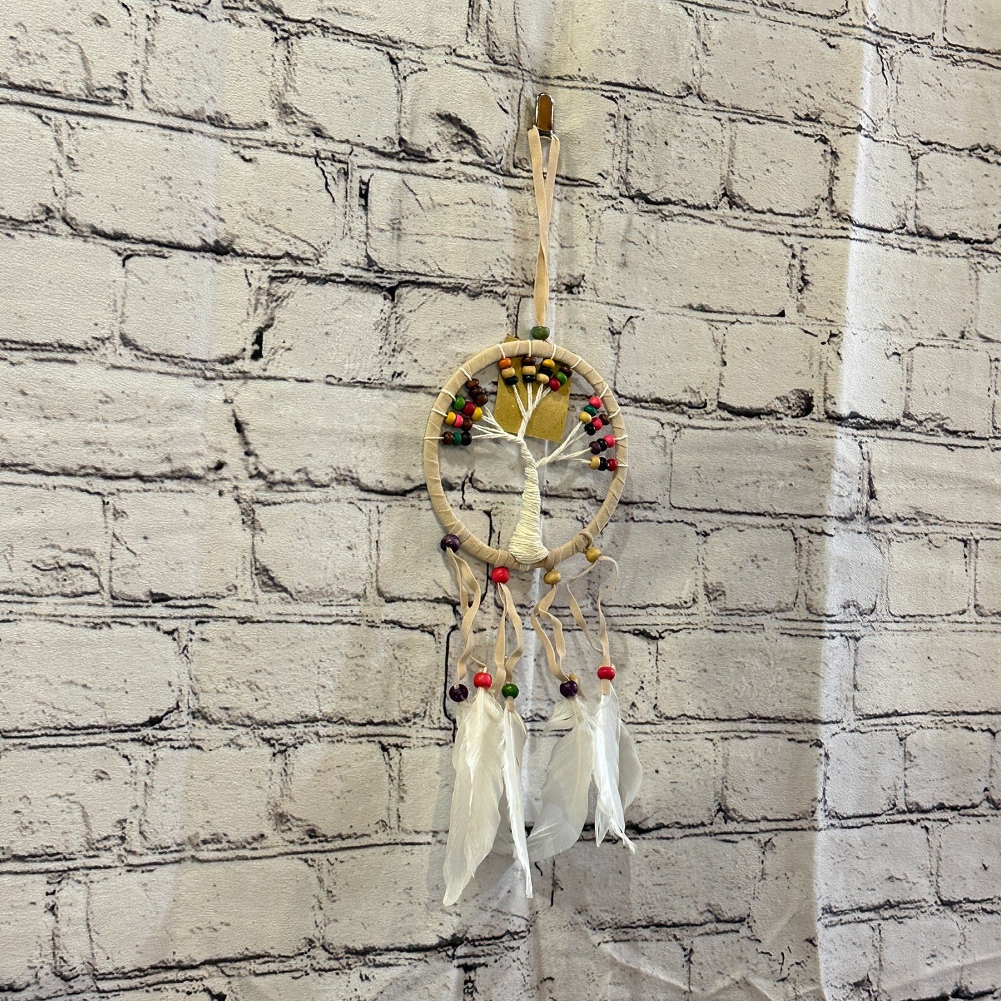 Rainbow Tree Of Life 12cm x 12cm  Dream Catcher Dreamcatcher Wall Ornament1