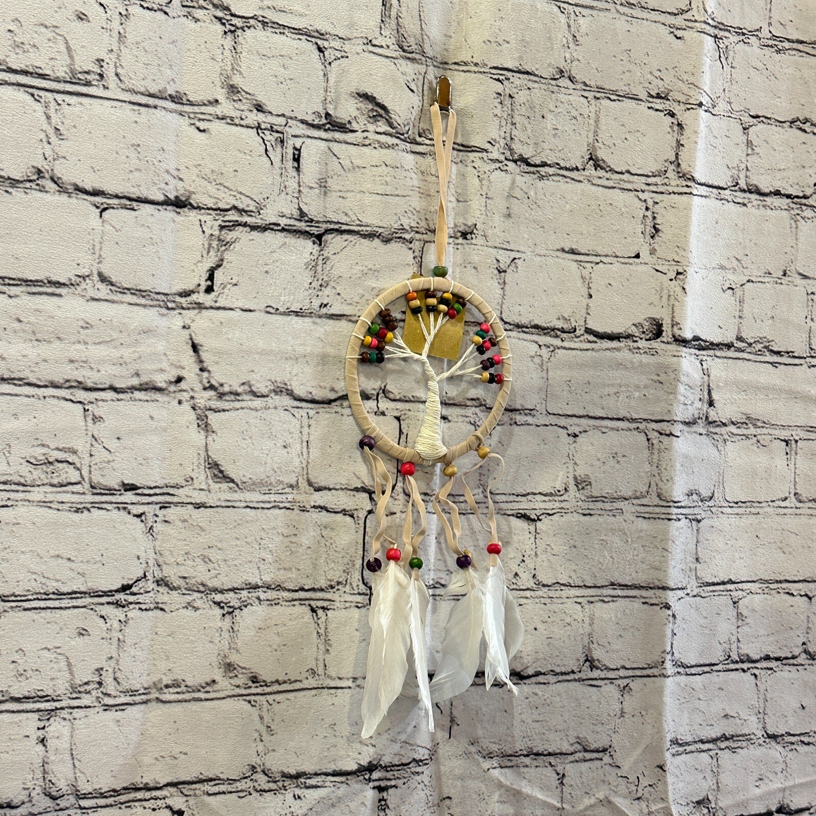 Rainbow Tree Of Life 12cm x 12cm  Dream Catcher Dreamcatcher Wall Ornament1