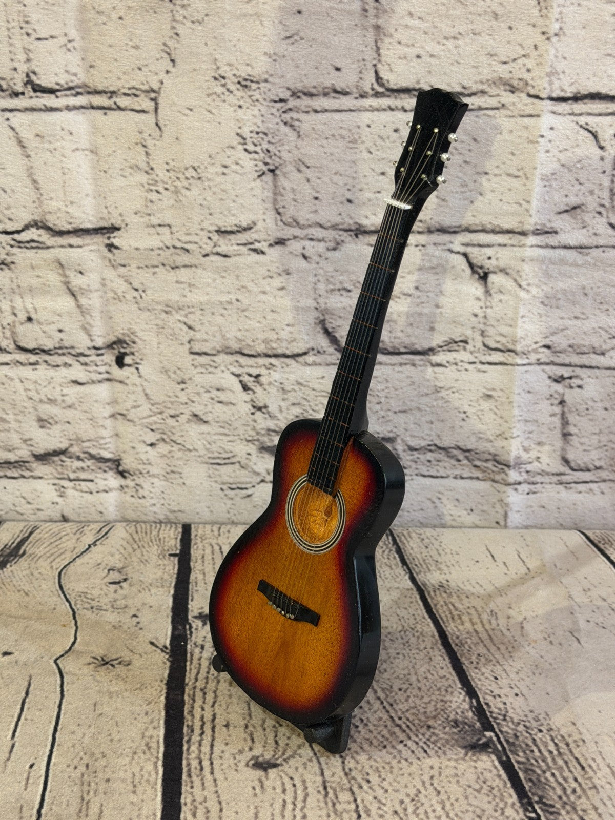 Miniature 25cm Guitar on Stand Band Gift Display Design 70