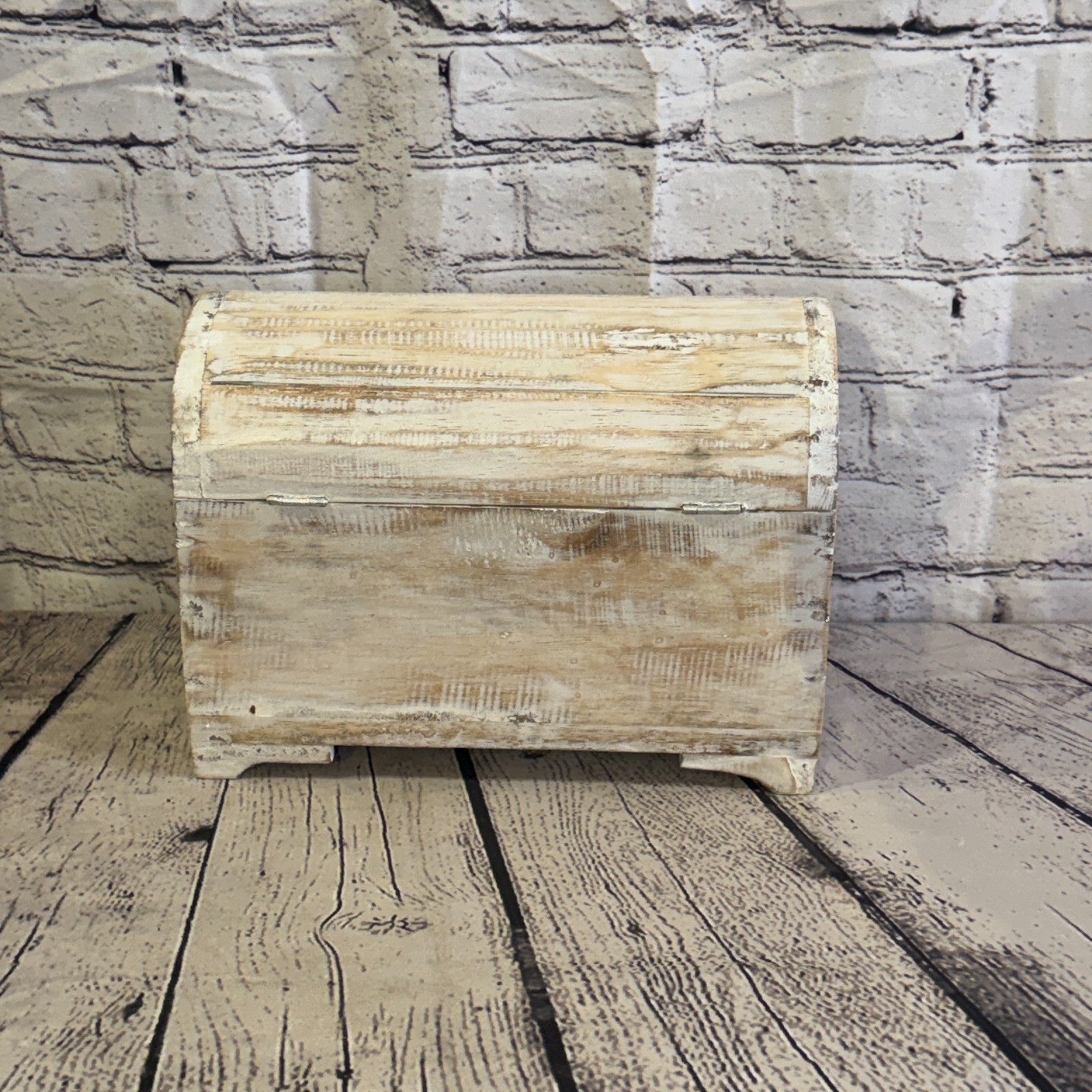 30cm x 22cm x 15cm Wood White Home Chest Storage Jewellery Trinket Box4