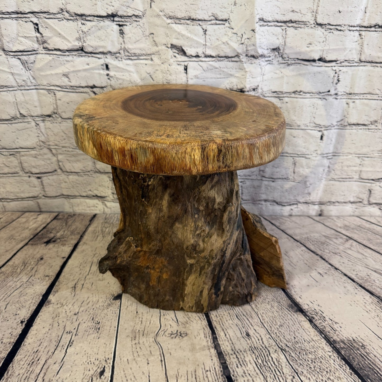 30cm x 25cm Wooden Coffee Root Sculpture Garden Teak Root Ornament Carved No 140