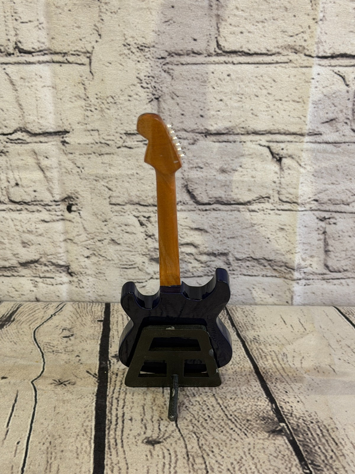 Miniature 25cm Guitar AC DC Purple Band Guitar on Stand Band Gift Display4