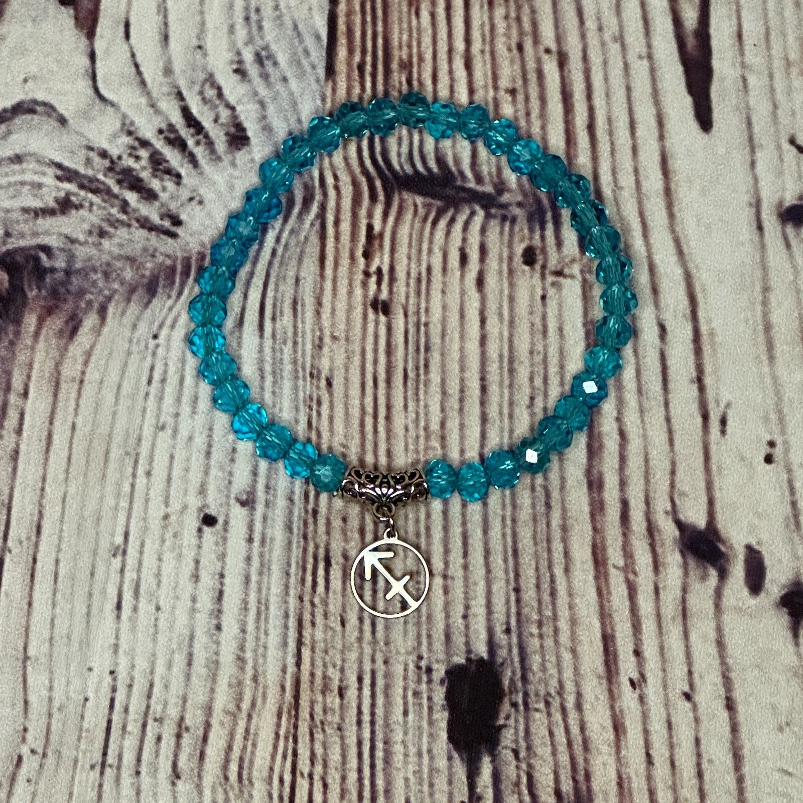 Sagittarius Blue Zodiac Constellation Sign Bracelet Bangles Women Men Bracelet2