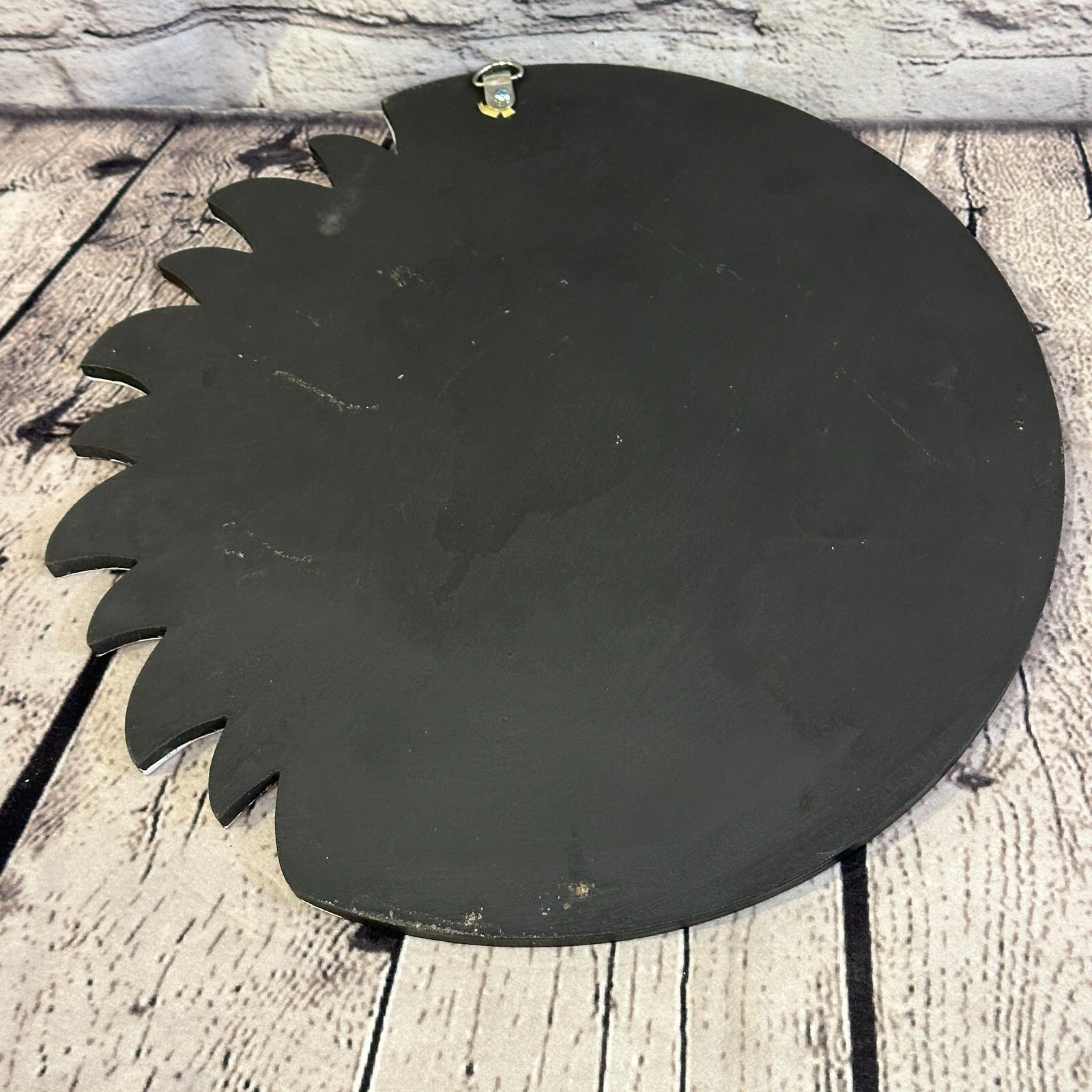 Black Half Moon Mosaic Tile Wall Mirror 30cm x 30cm 12 Inches Handmade Fairtrade6