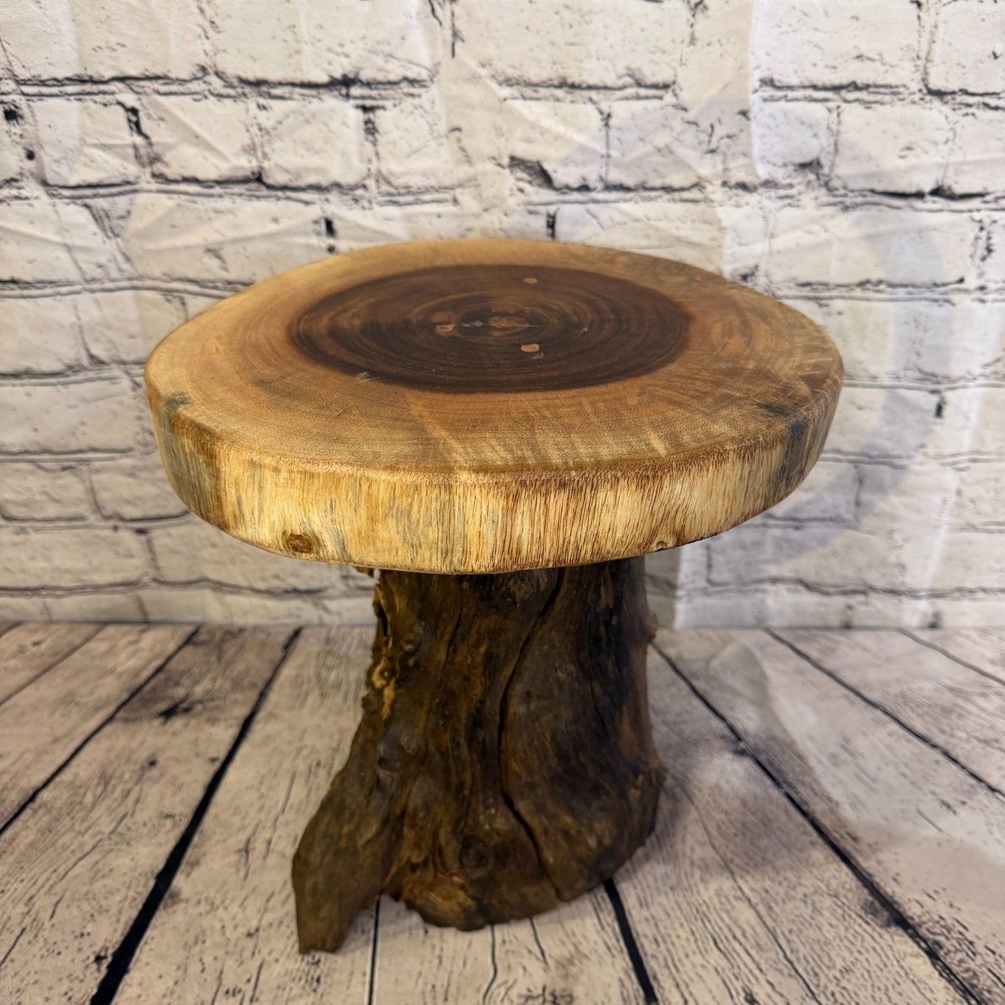 30cm x 25cm Wooden Coffee Root Sculpture Garden Teak Root Ornament Carved No 32