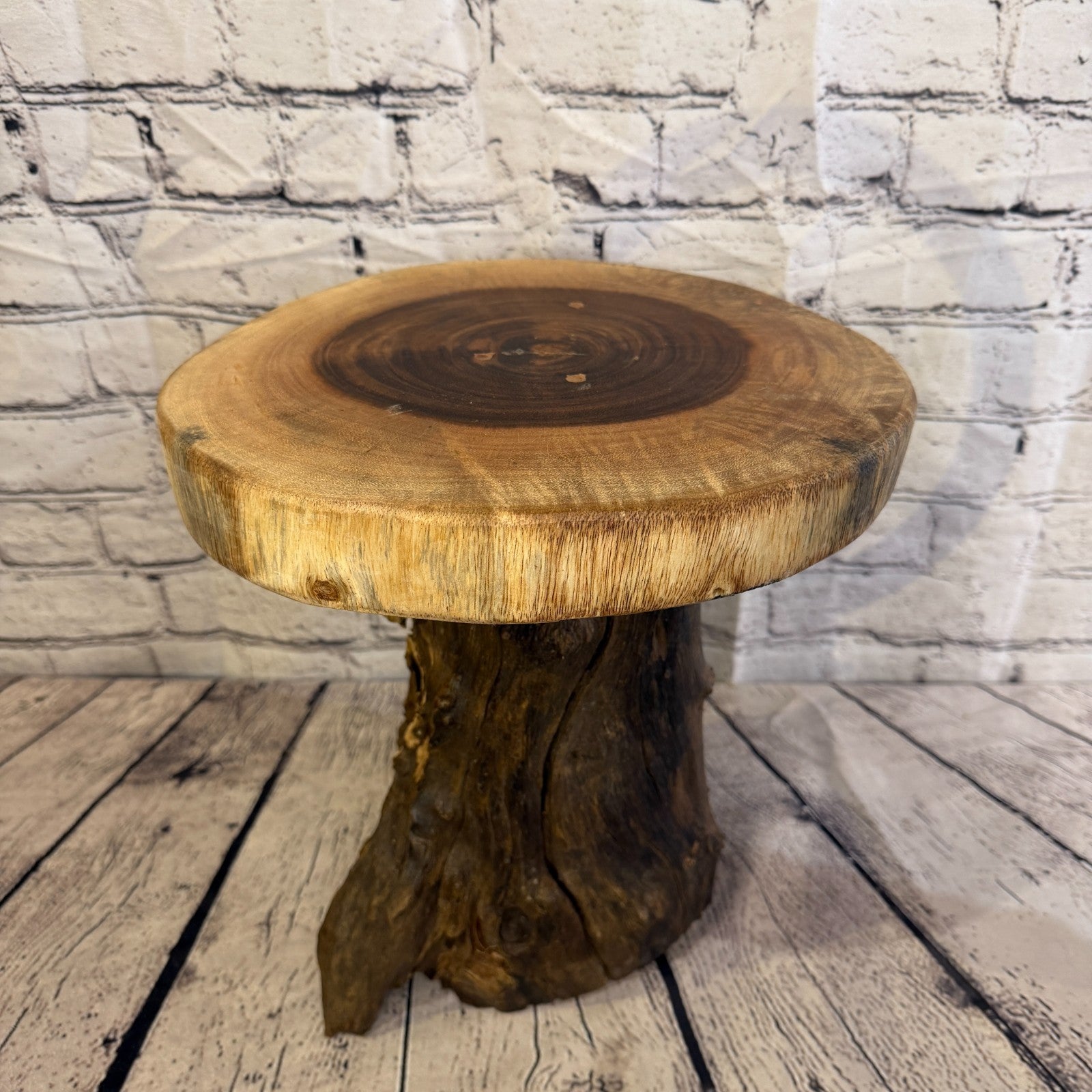 30cm x 25cm Wooden Coffee Root Sculpture Garden Teak Root Ornament Carved No 32