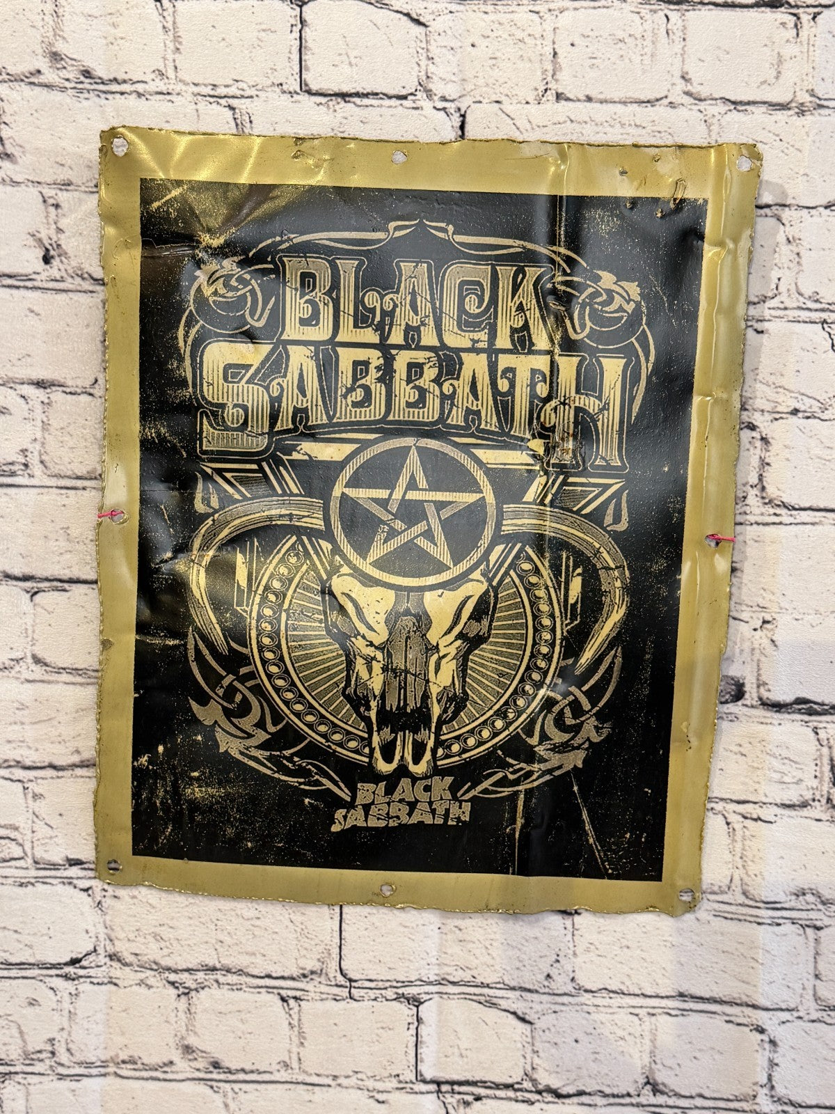 Black Sabbath Band Poster Advert Wall Plaque 42cm x 36cm Vintage Retro Tin Sign2