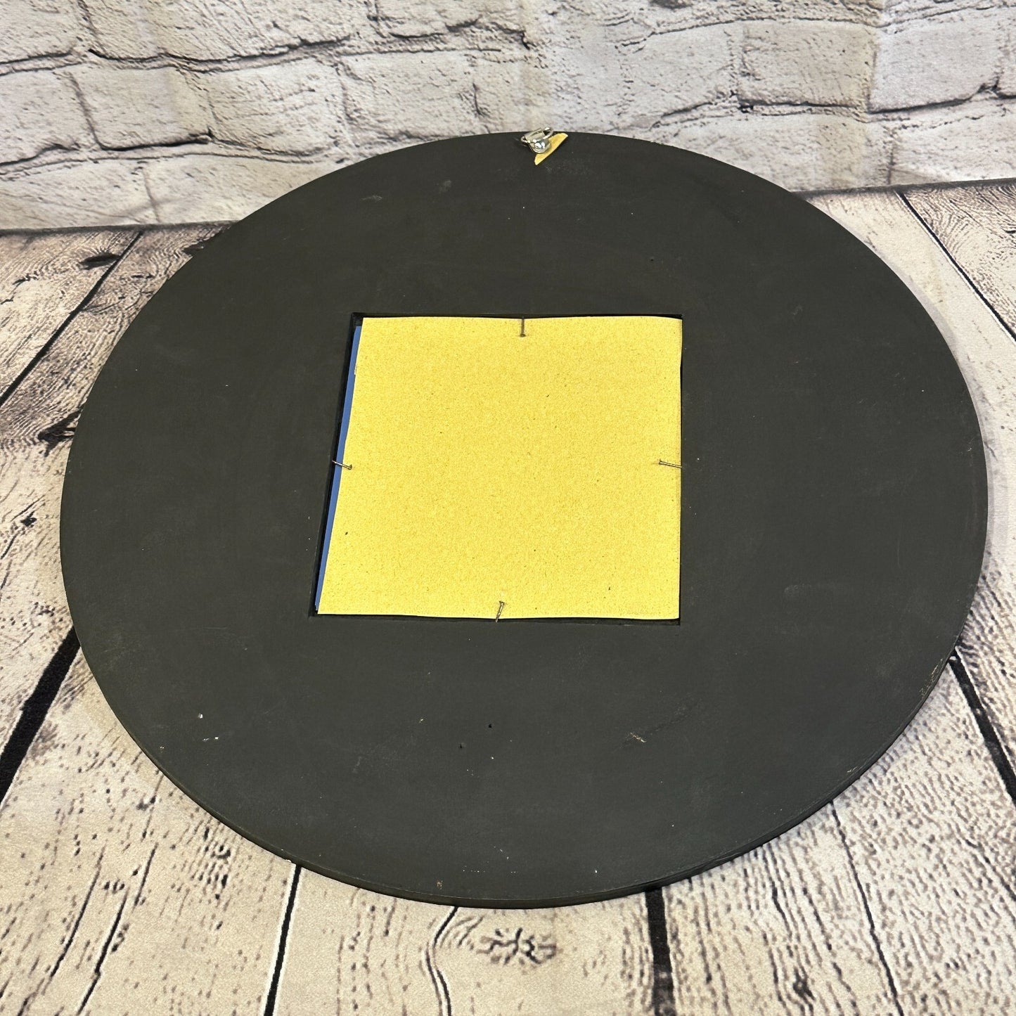 Black Full Moon Mosaic Tile Wall Mirror 40cm x 40cm 16 Inches Handmade Fairtrade6