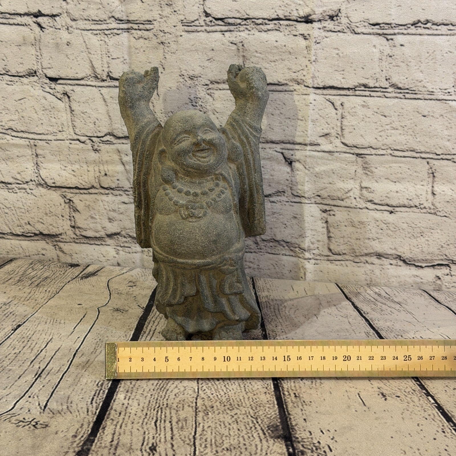 Chinese Style Buddha Stone Garden 25cm x 15cm Ornament Indoor Statue Hindu6