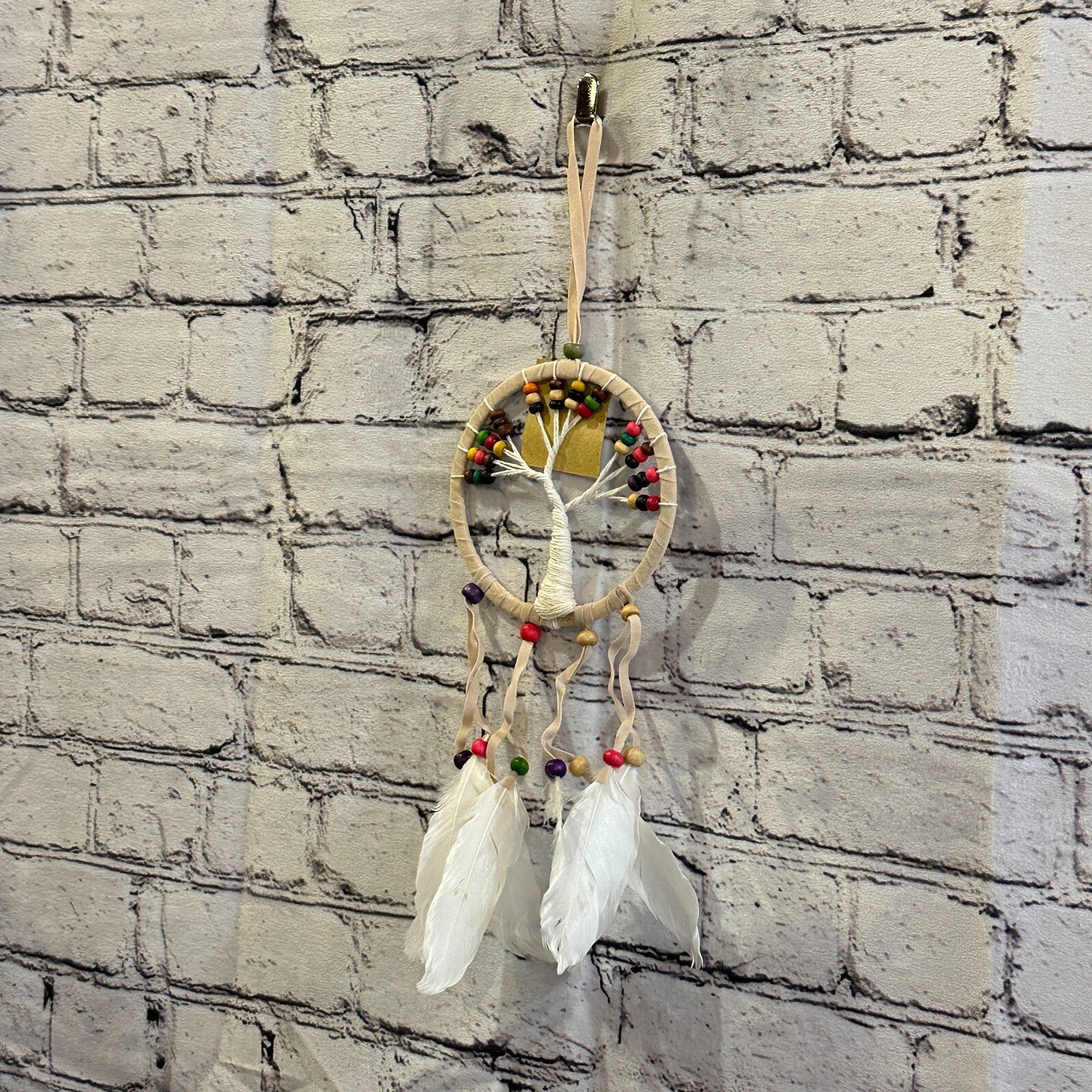 Rainbow Tree Of Life 12cm x 12cm  Dream Catcher Dreamcatcher Wall Ornament2