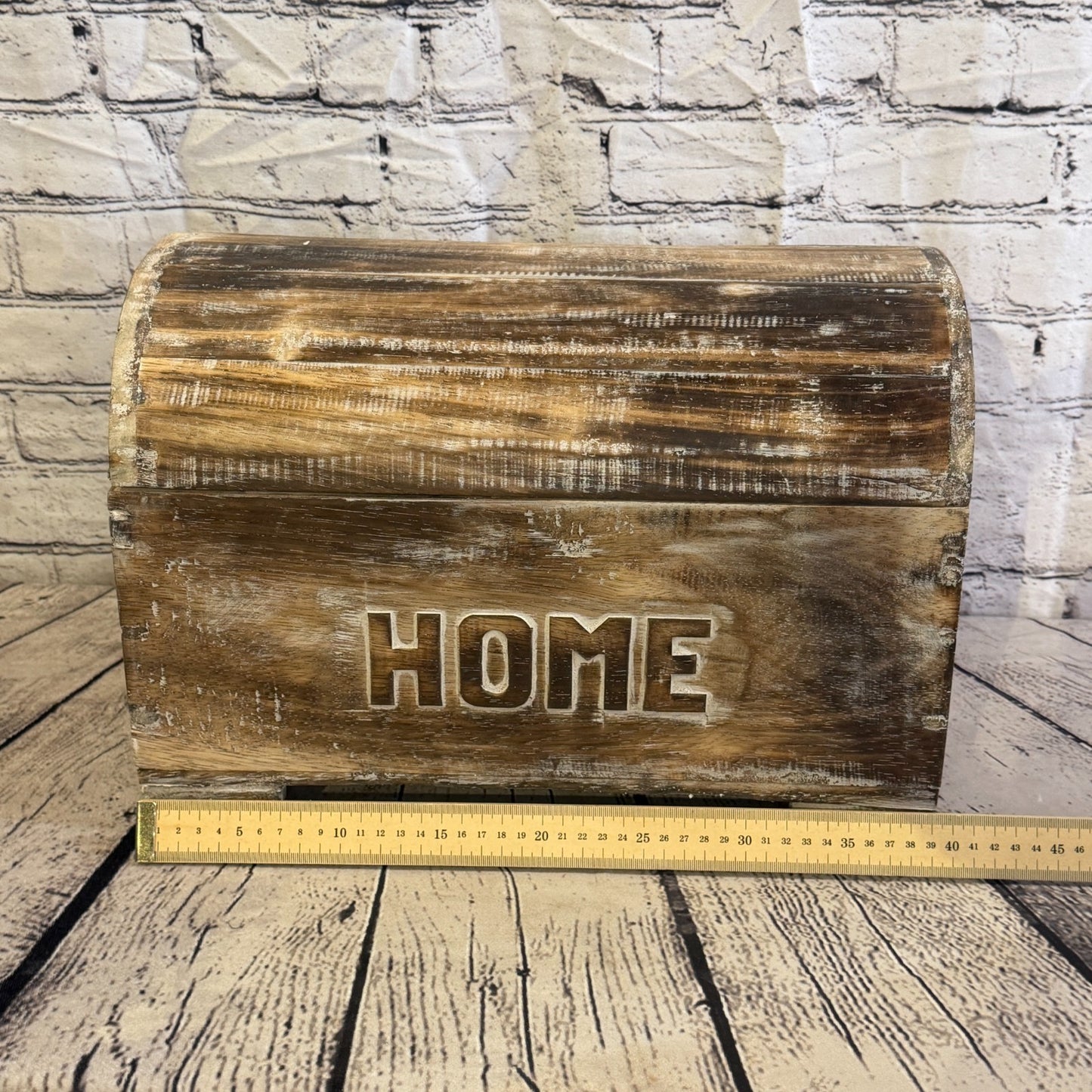 40cm x 30cm x 20cm Wood Brown Home Chest Storage Jewellery Trinket Box7