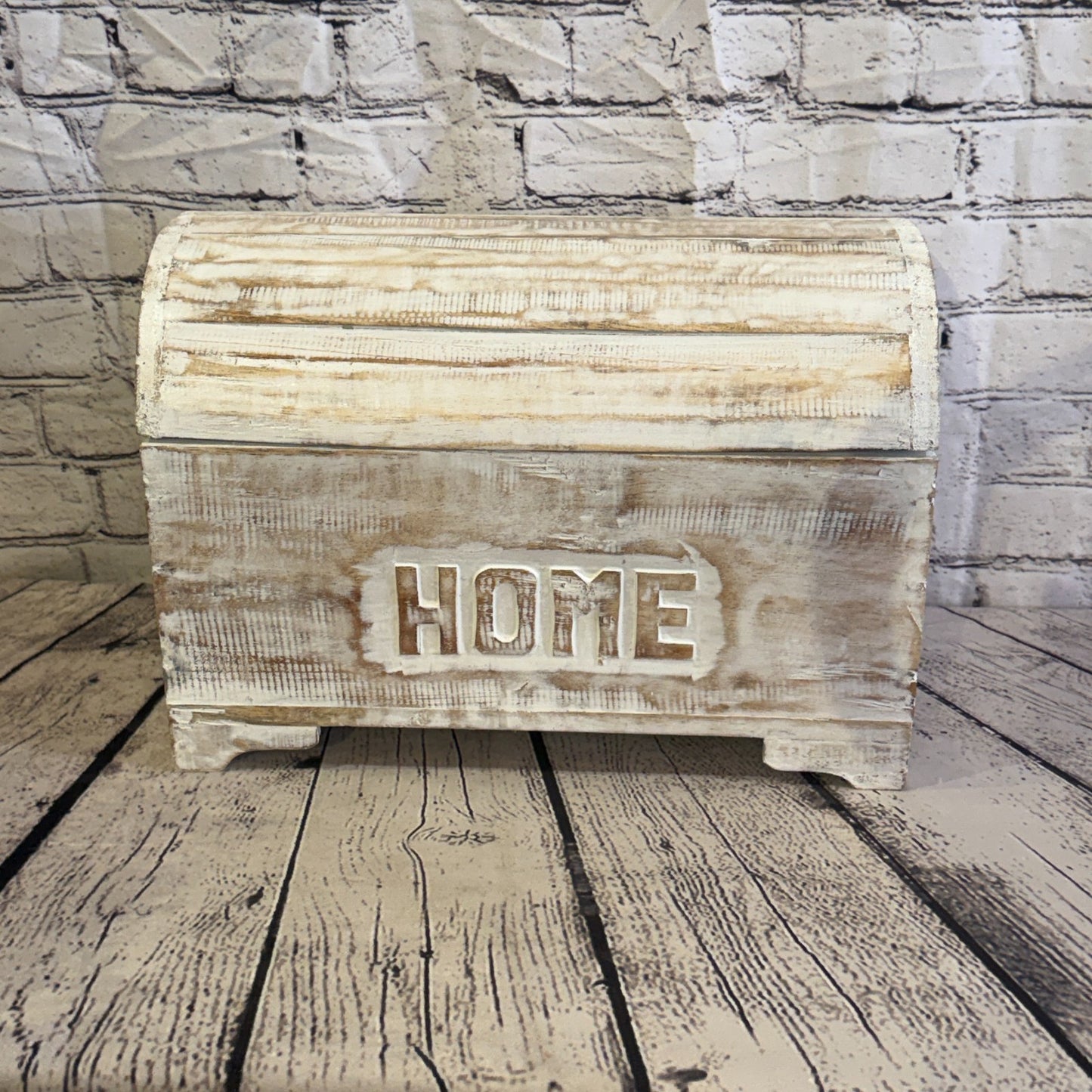 40cm x 30cm x 20cm Wood White Home Chest Storage Jewellery Trinket Box1