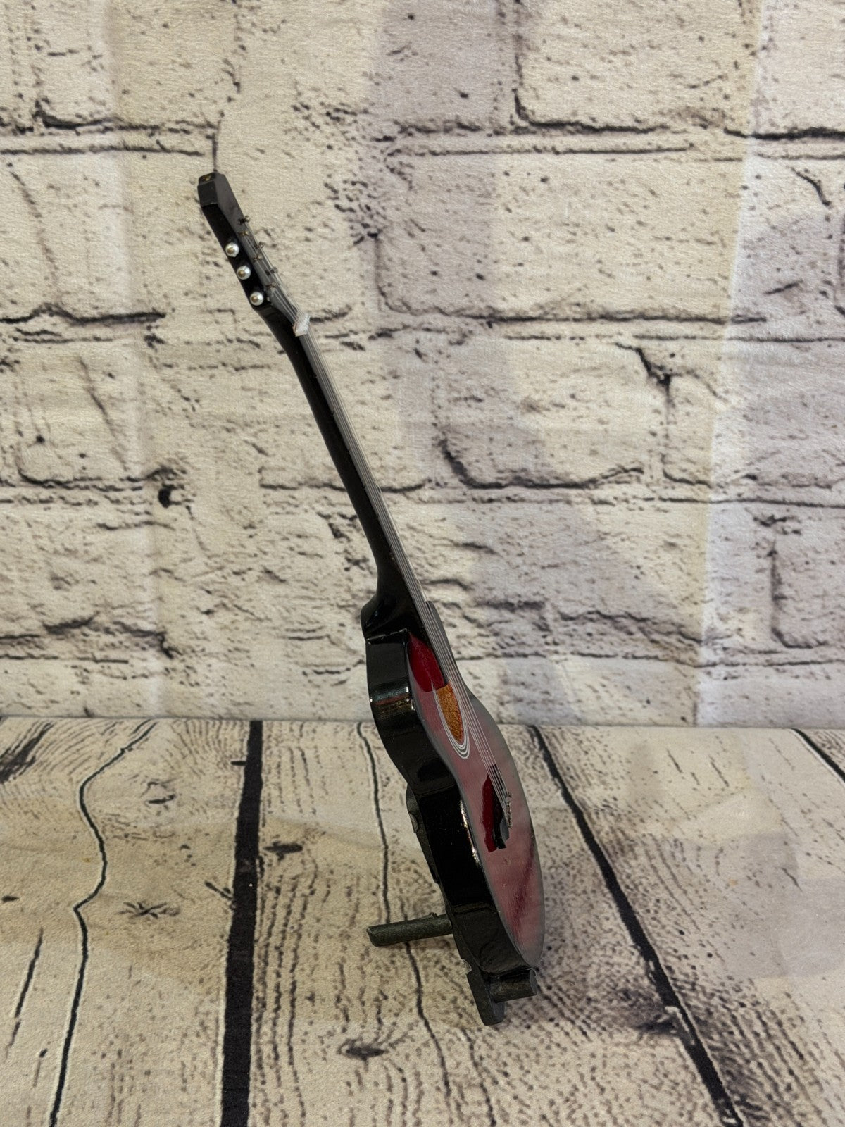 Miniature 25cm Guitar on Stand Band Gift Display Design 93