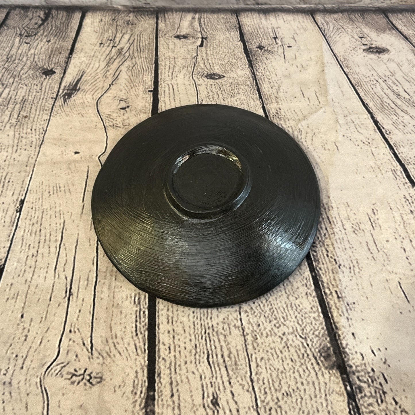 28cm Black Round Mosaic Handmade Ceramic Glass Tile Bowl Fruit3