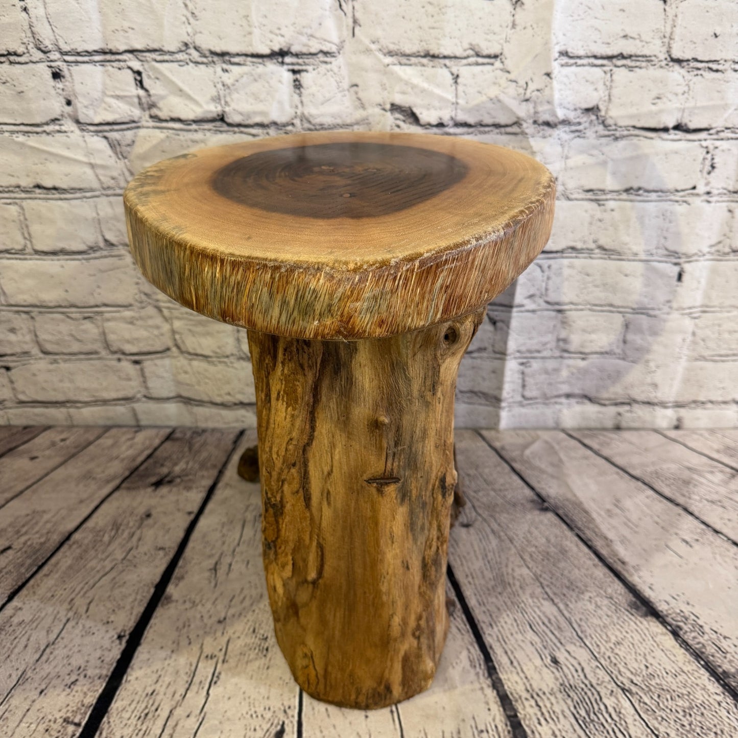 30cm x 25cm Wooden Coffee Root Sculpture Garden Teak Root Ornament Carved No 21