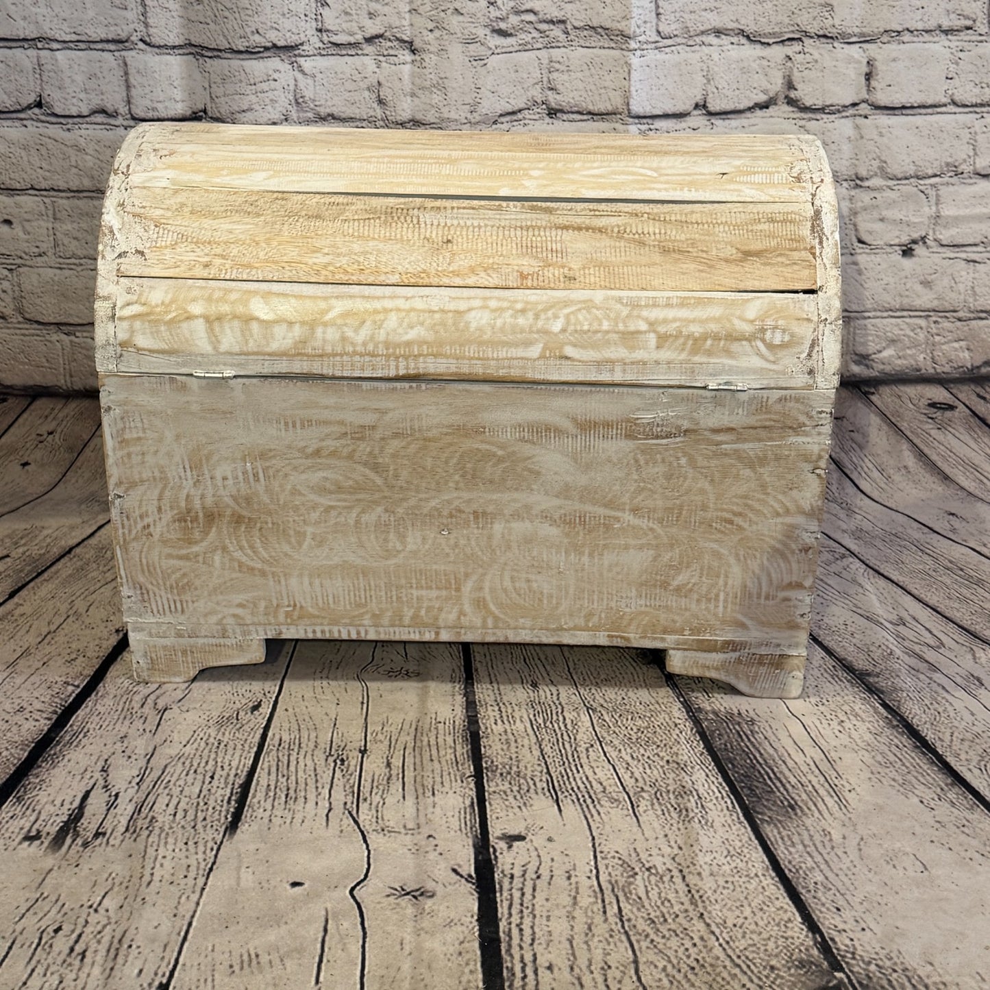 50cm x 40cm x 30cm Wood White Home Chest Storage Jewellery Trinket Box4