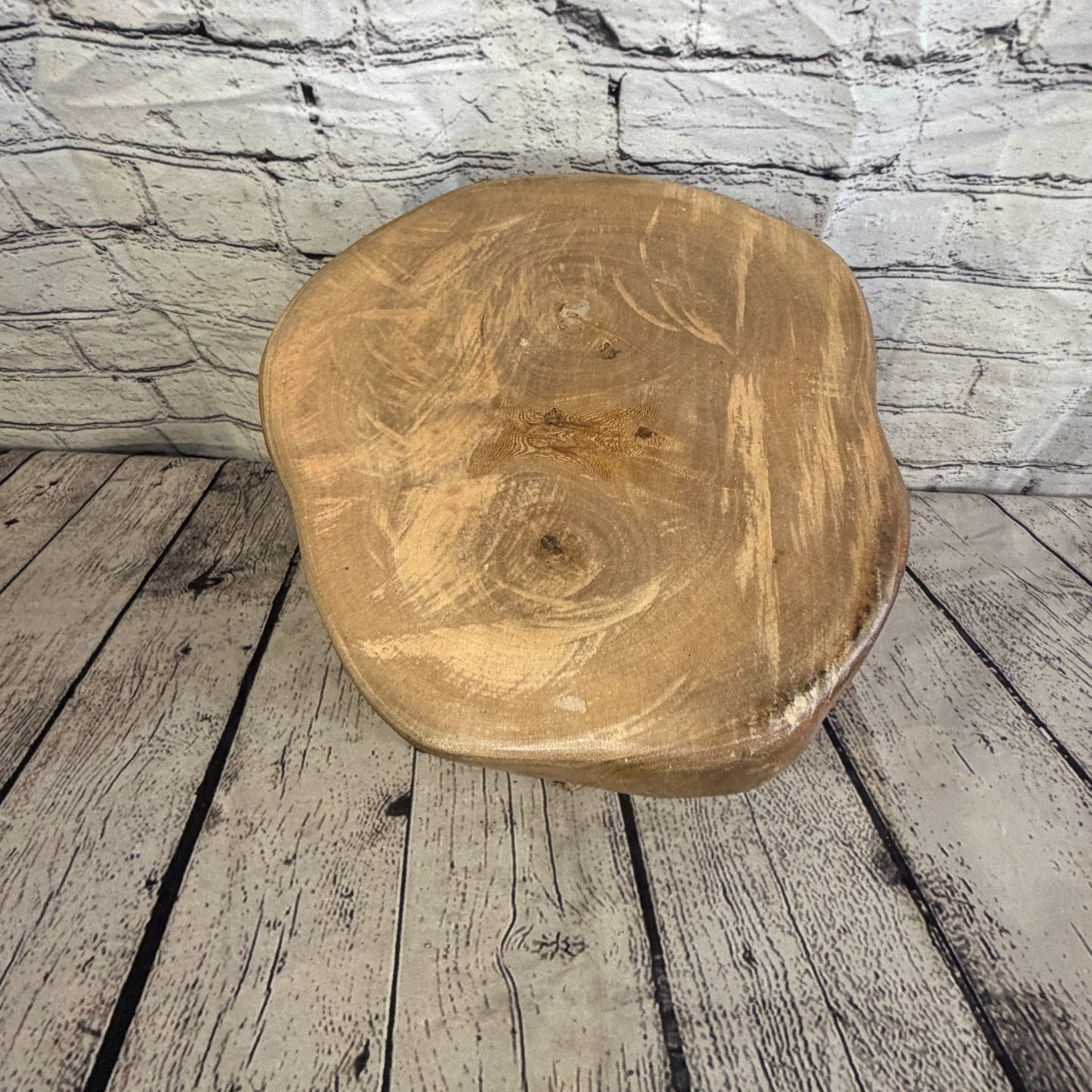 30cm x 25cm Wooden Coffee Root Sculpture Garden Teak Root Ornament Carved No 107