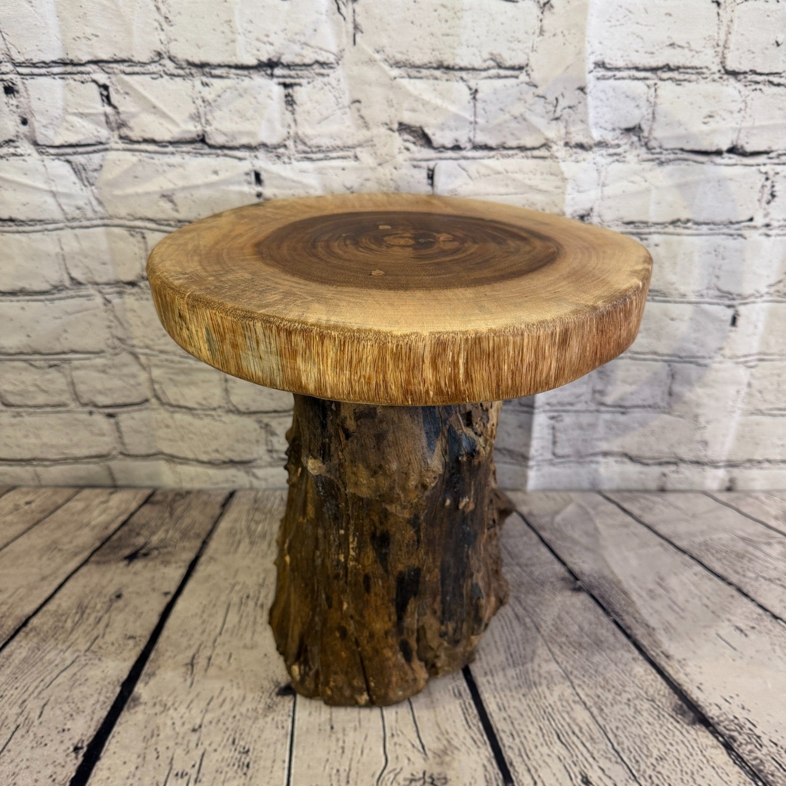 30cm x 25cm Wooden Coffee Root Sculpture Garden Teak Root Ornament Carved No 30