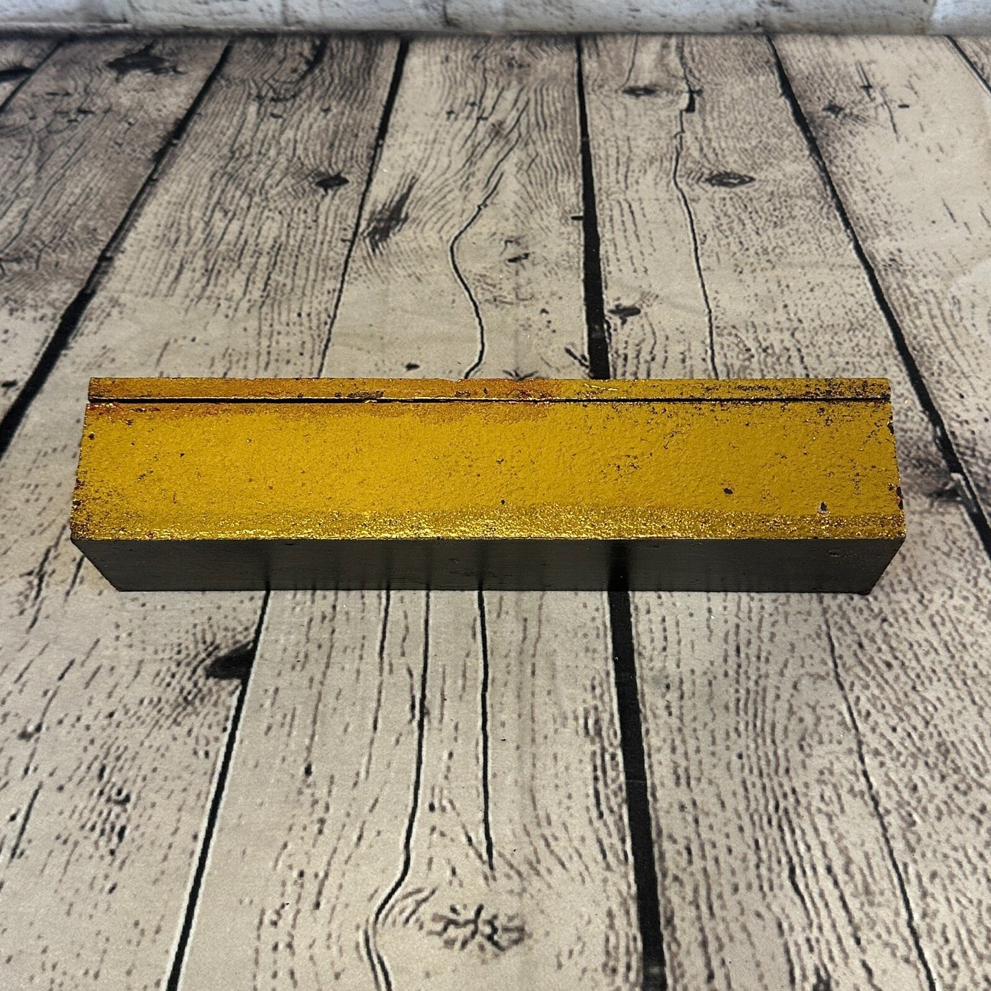 Bright Gold Thai Plain Buddha Eyes 25cm x 5cm x 5cm Wooden Box Trinket Handmade1