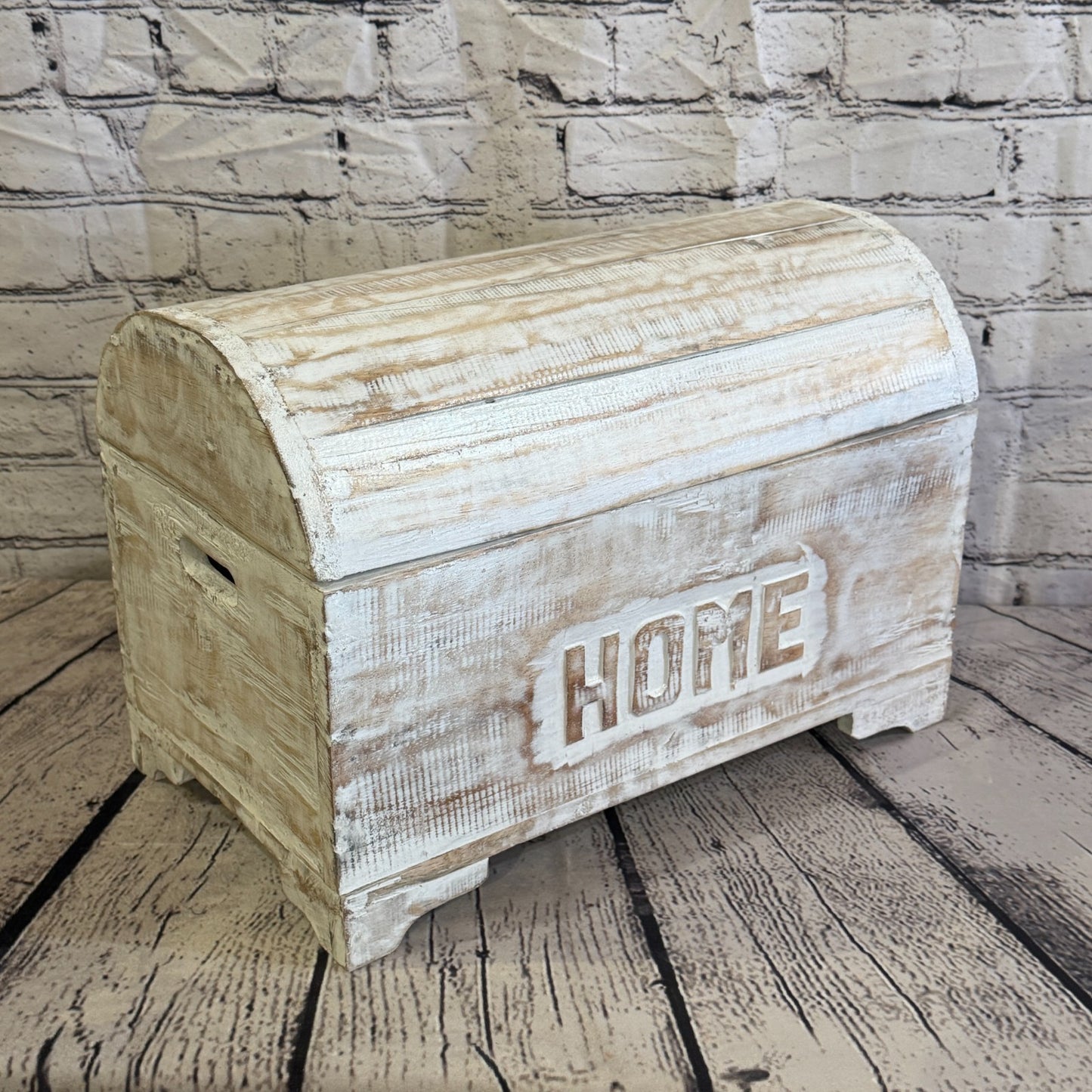 40cm x 30cm x 20cm Wood White Home Chest Storage Jewellery Trinket Box2