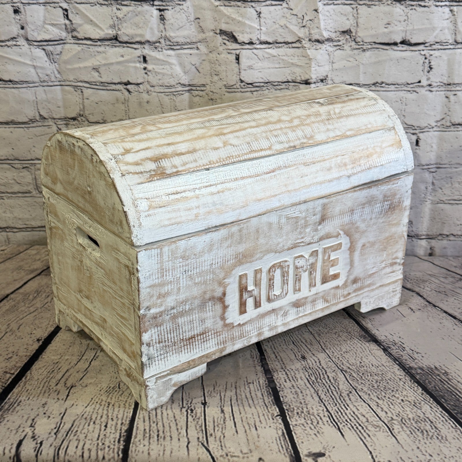 40cm x 30cm x 20cm Wood White Home Chest Storage Jewellery Trinket Box2