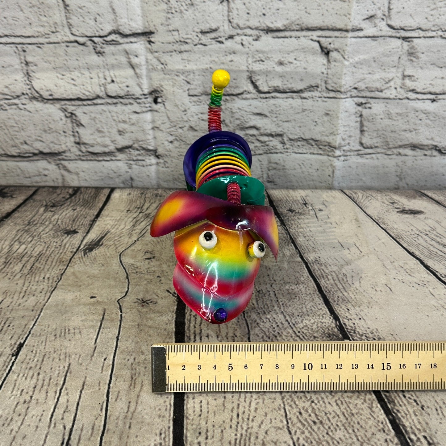 20cm x 15cm Orange Bight Colour Spring Dog Cartoon Ornament Painted Statue8