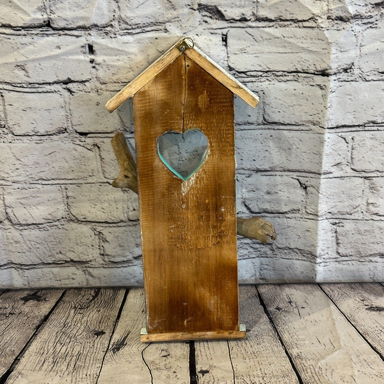 30cm Green House Wall Art Bird on Tree Branch Bird Wall Silhouette Home Decor5