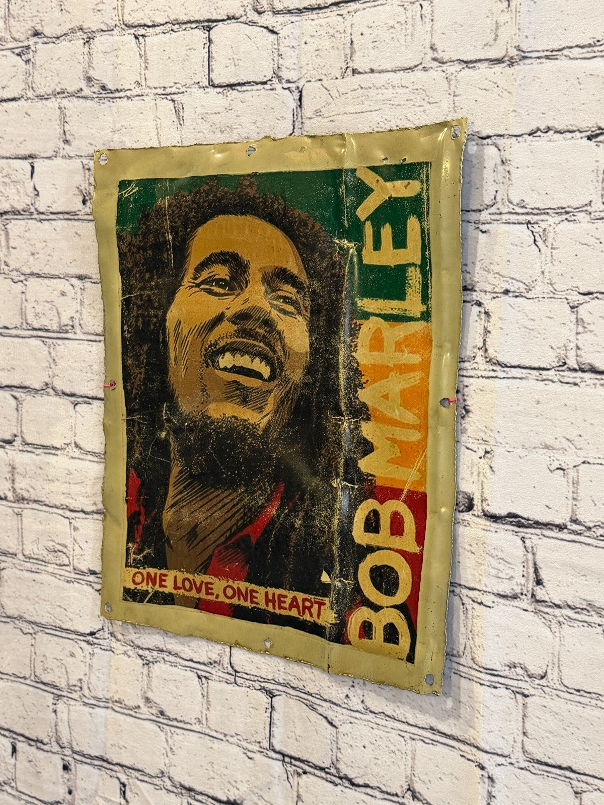 Bob Marley Rasta Poster Advert Wall Plaque 42cm x 36cm Vintage Retro Tin Sign1