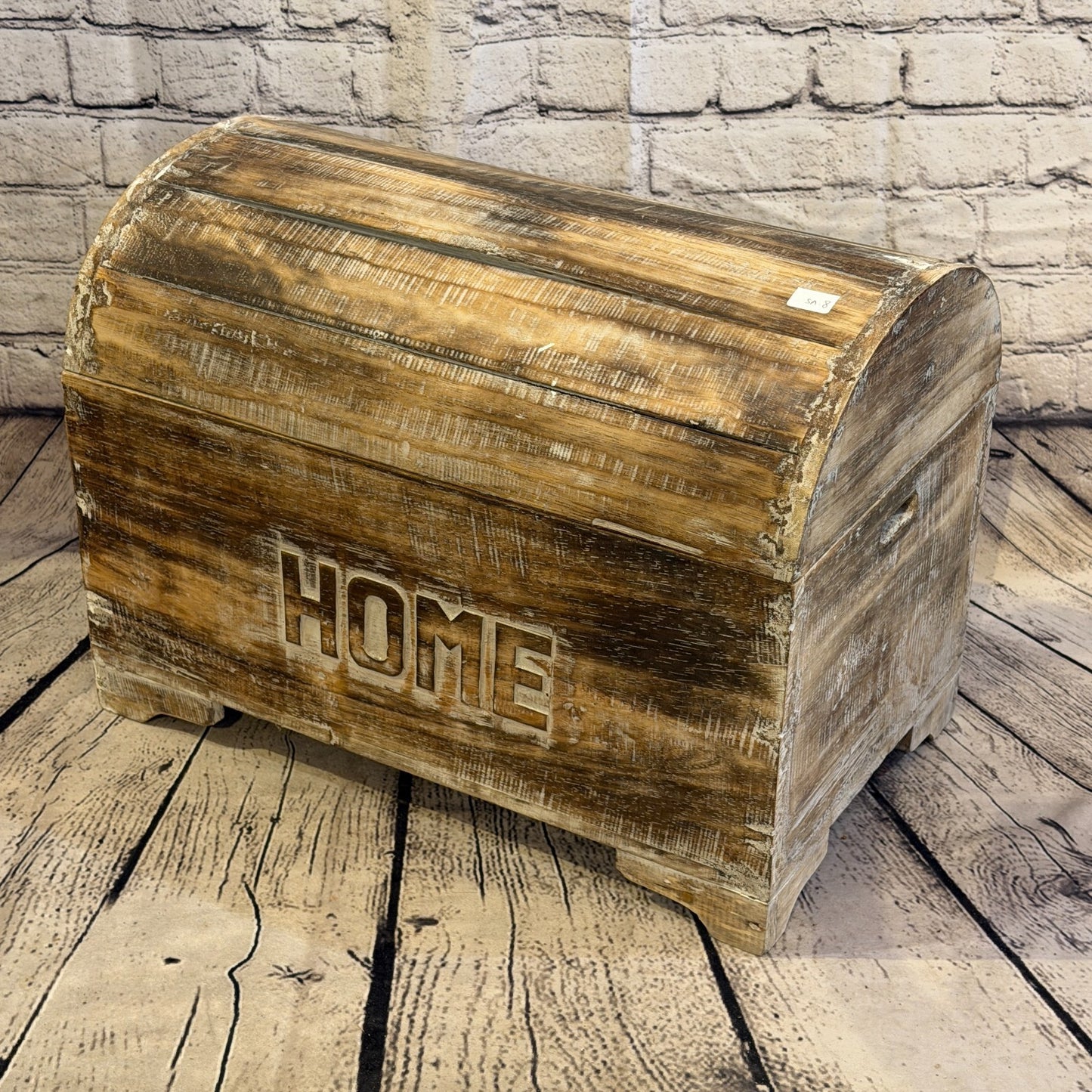 50cm x 40cm x 30cm Wood Brown Home Chest Storage Jewellery Trinket Box0