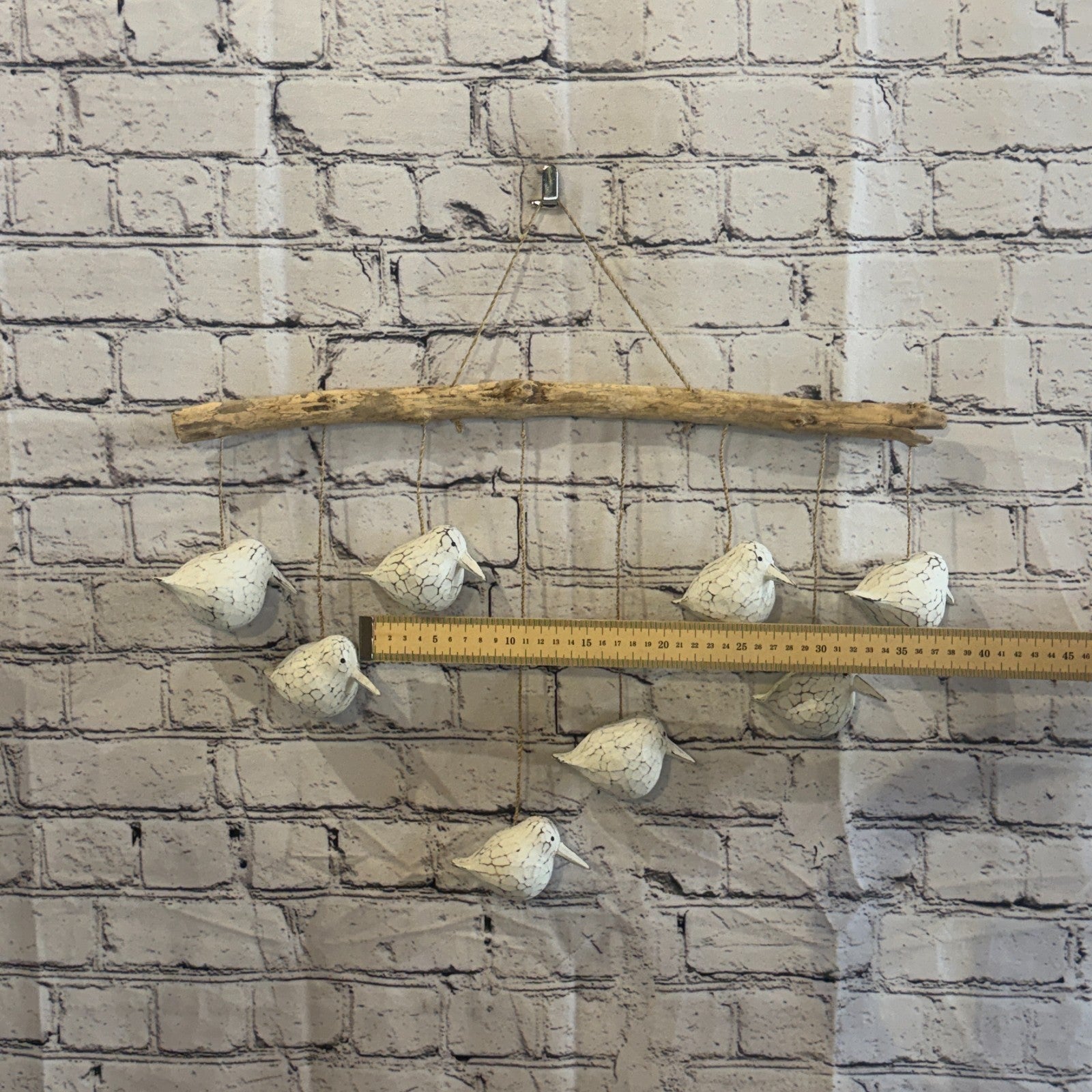 50cm x 30cm White Seagull Bird Drift Wood Coastal Ocean Bathroom Decoration5