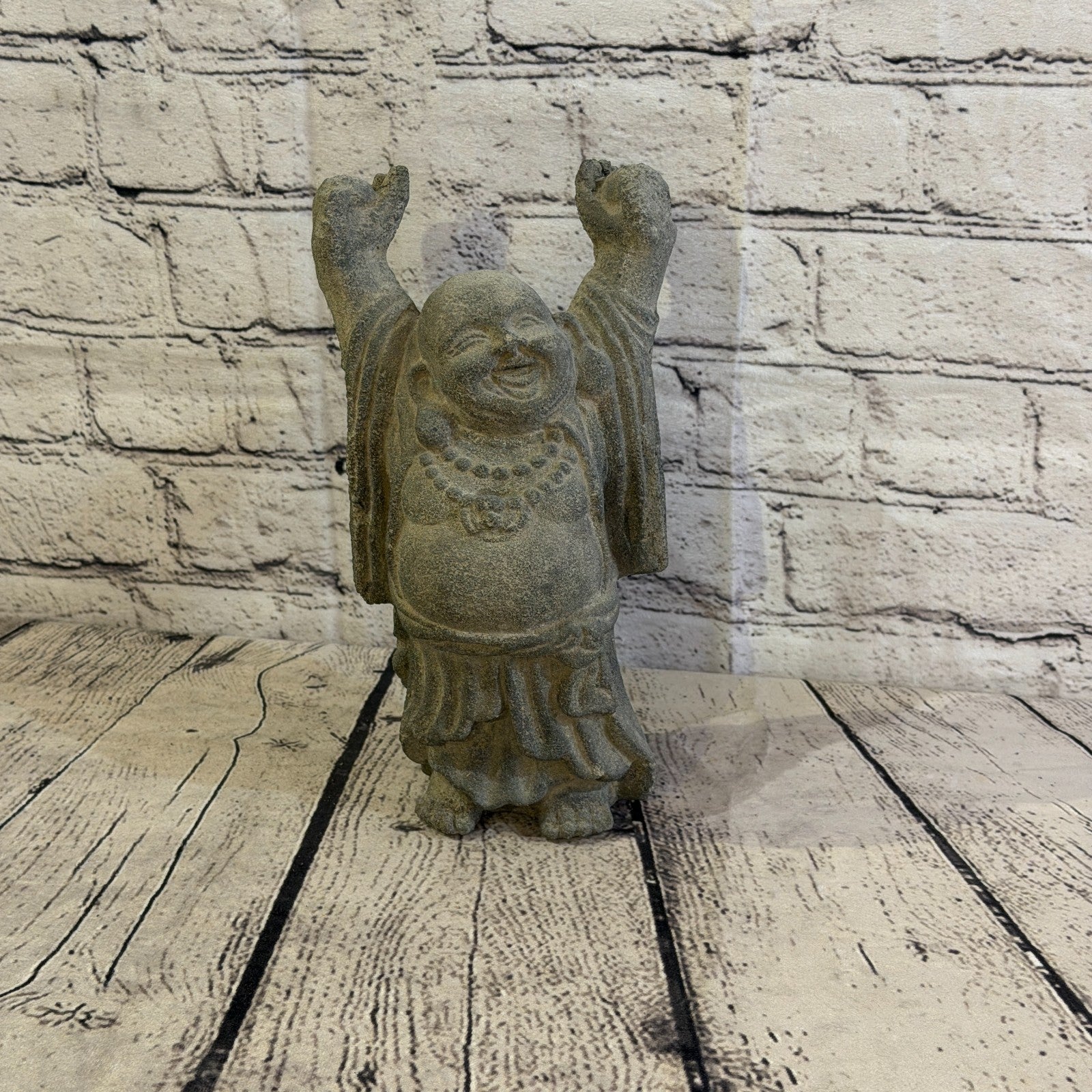 Chinese Style Buddha Stone Garden 25cm x 15cm Ornament Indoor Statue Hindu1