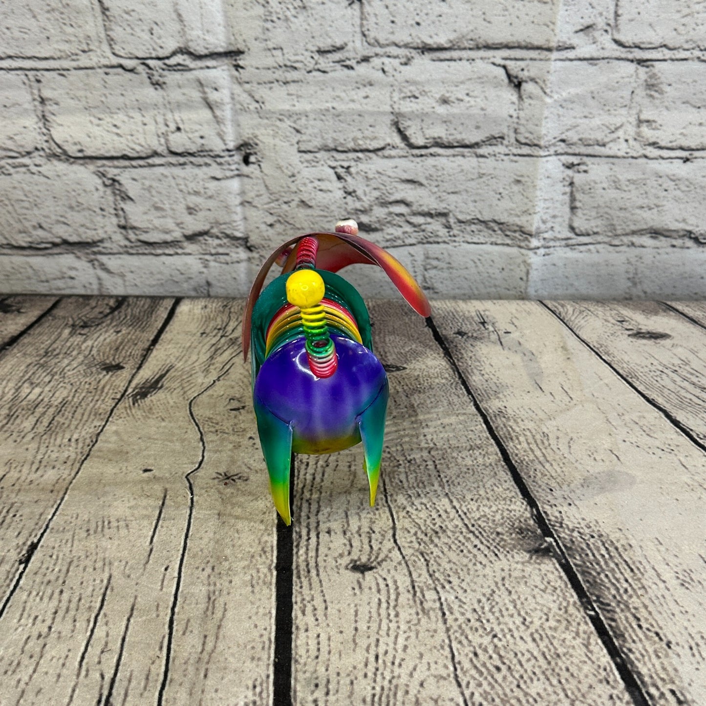 20cm x 15cm Orange Bight Colour Spring Dog Cartoon Ornament Painted Statue5