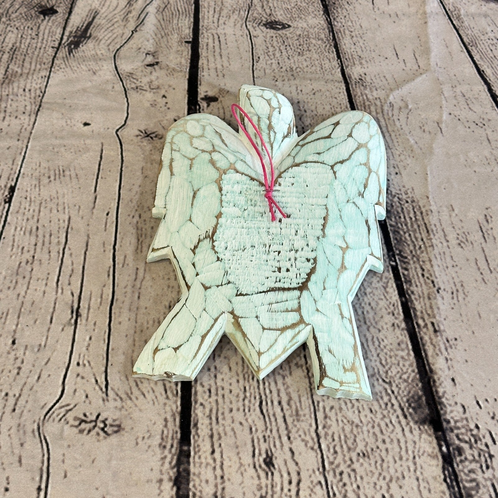 20cm Blue Sea Turtle Bowl Trinket Dish Decoration Designer Mask Wooden Handmade6