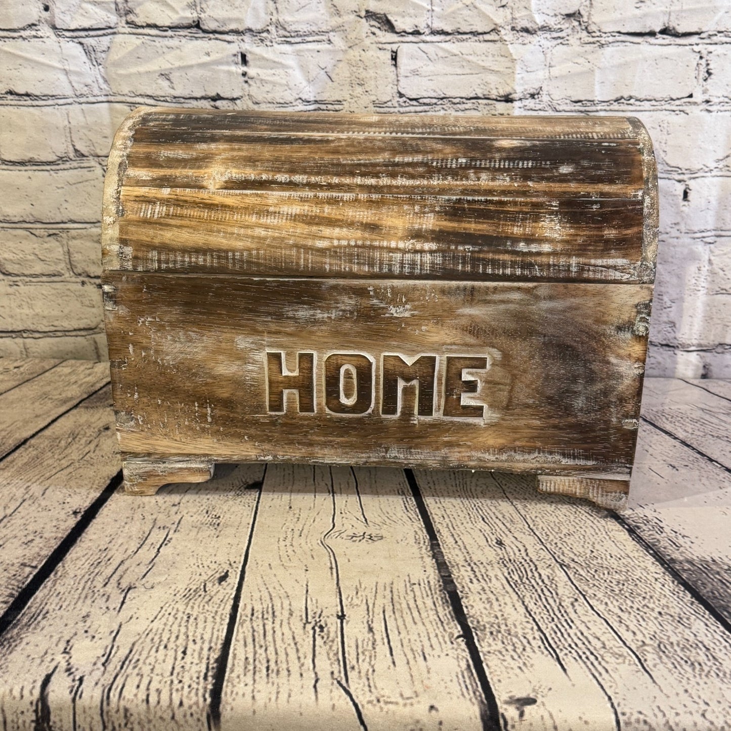 40cm x 30cm x 20cm Wood Brown Home Chest Storage Jewellery Trinket Box1