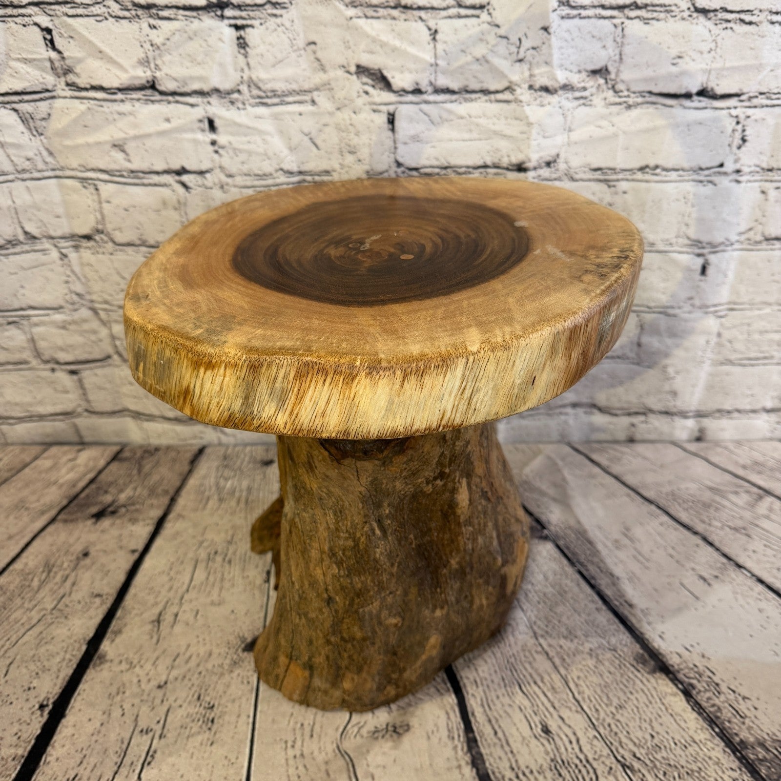30cm x 25cm Wooden Coffee Root Sculpture Garden Teak Root Ornament Carved No 42