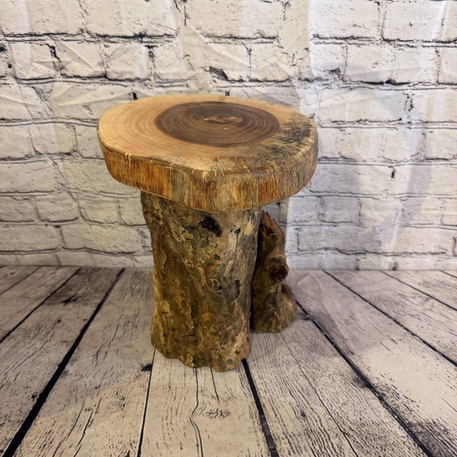 30cm x 25cm Wooden Coffee Root Sculpture Garden Teak Root Ornament Carved No 11
