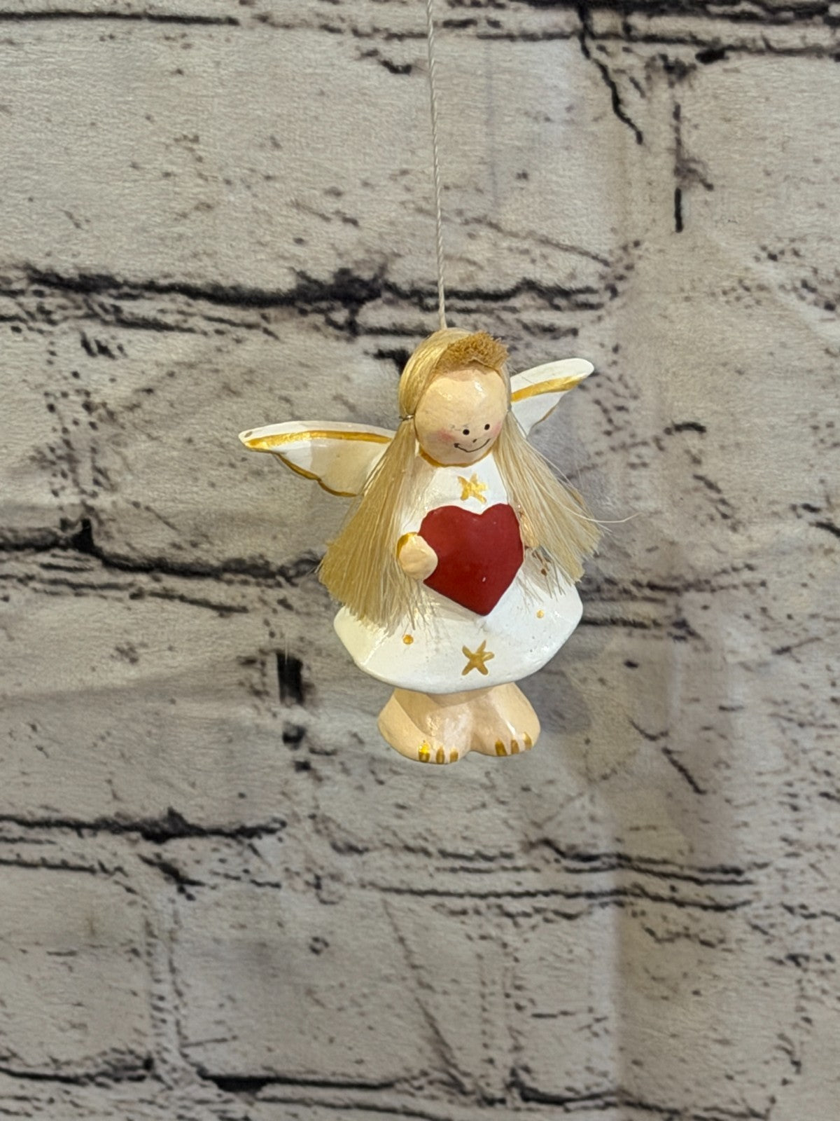 White Fairy Angel Wind Chimes Romantic Metal Art Wind Bells Outdoor Hanging6