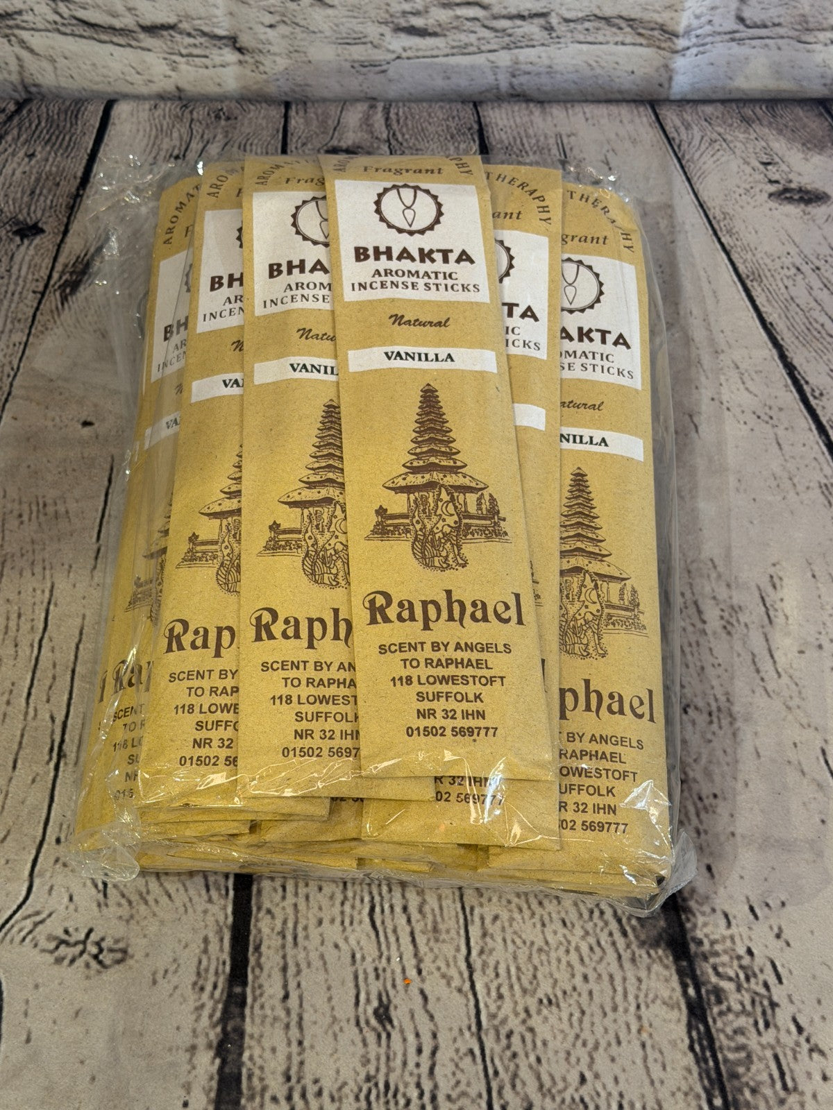 Vanilla Flavor Incense Sticks Genuine Packs Scents Joss Insence 3 Packs0