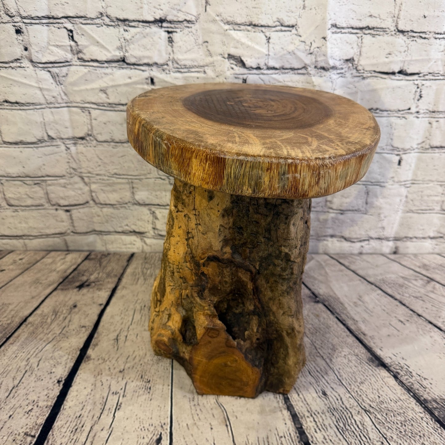 30cm x 25cm Wooden Coffee Root Sculpture Garden Teak Root Ornament Carved No 153