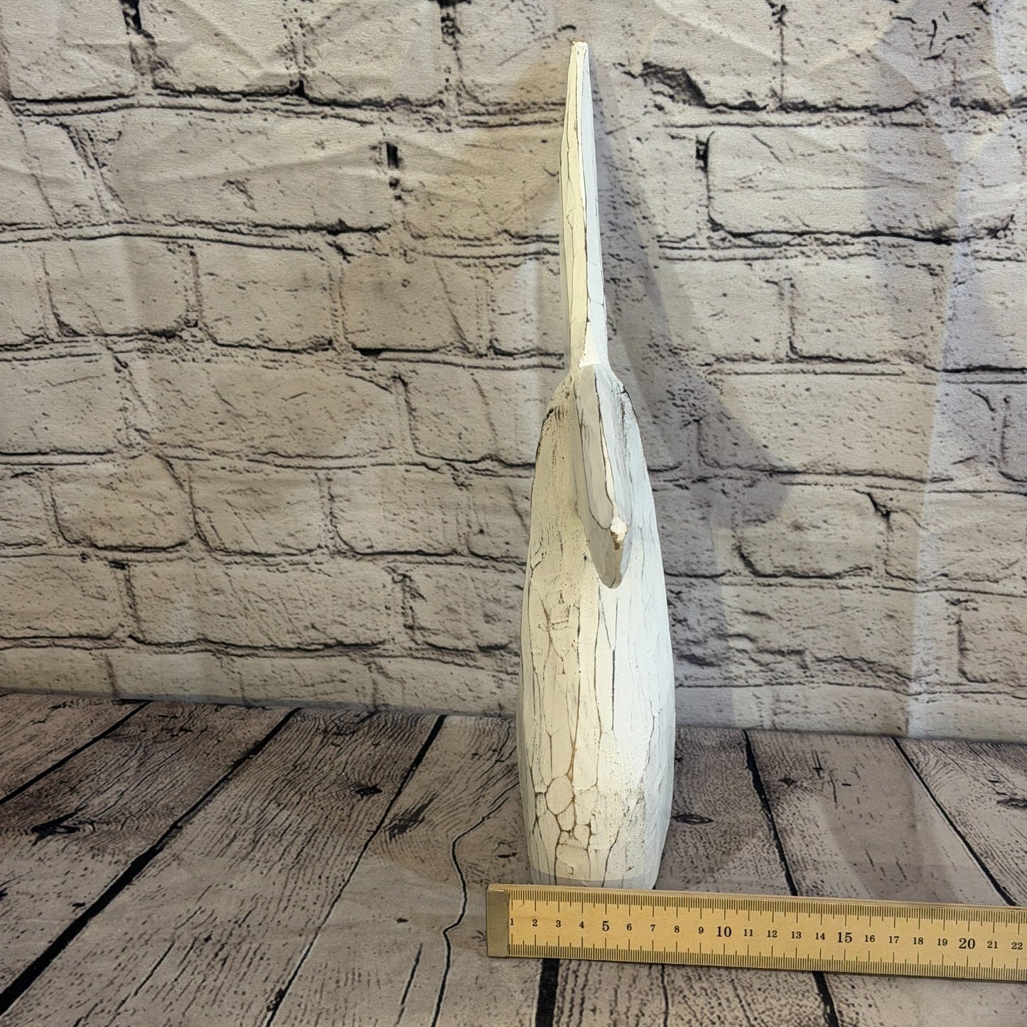 35cm x 35cm Whale Tail White Fish Wood Coastal Ocean Bathroom Decoration7