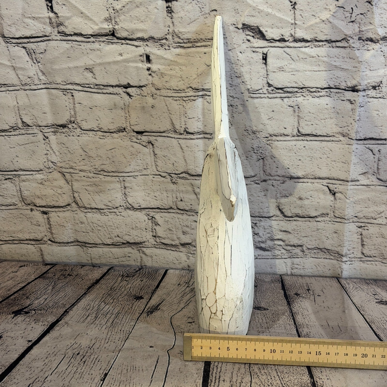 35cm x 35cm Whale Tail White Fish Wood Coastal Ocean Bathroom Decoration7