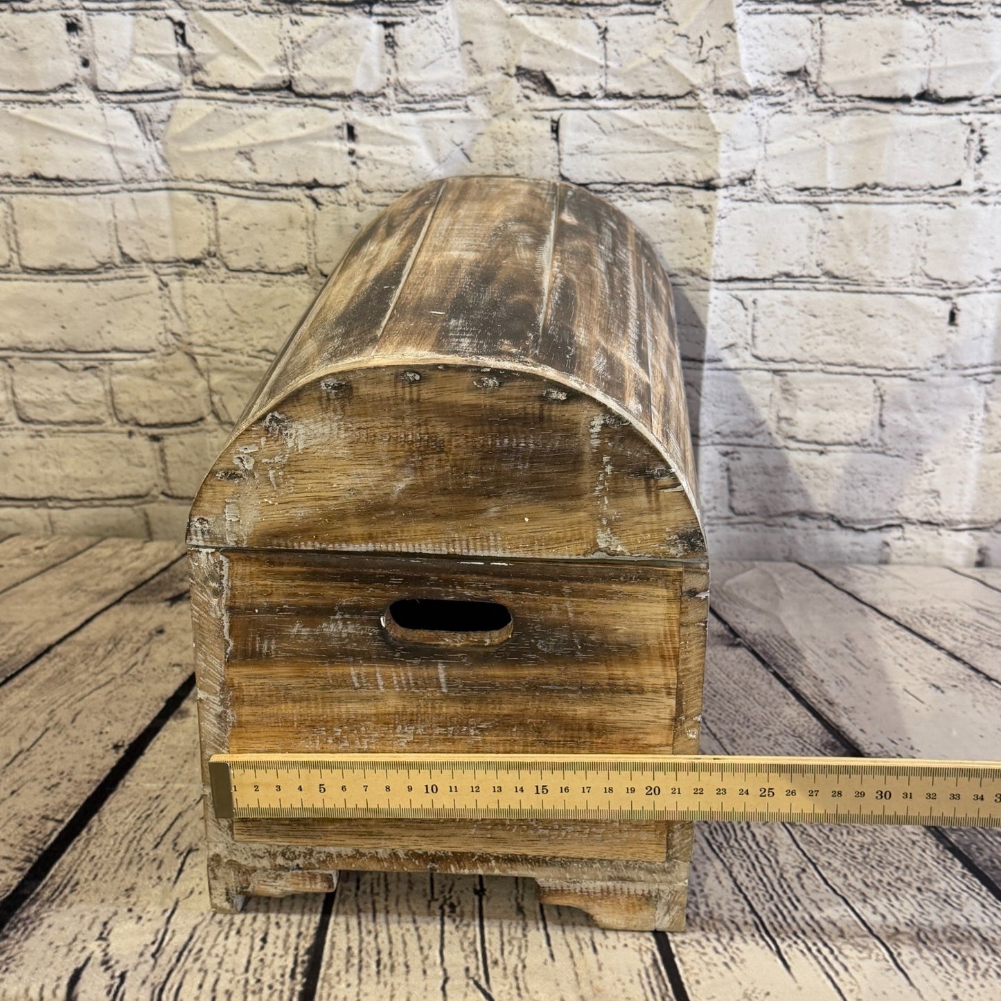 40cm x 30cm x 20cm Wood Brown Home Chest Storage Jewellery Trinket Box8